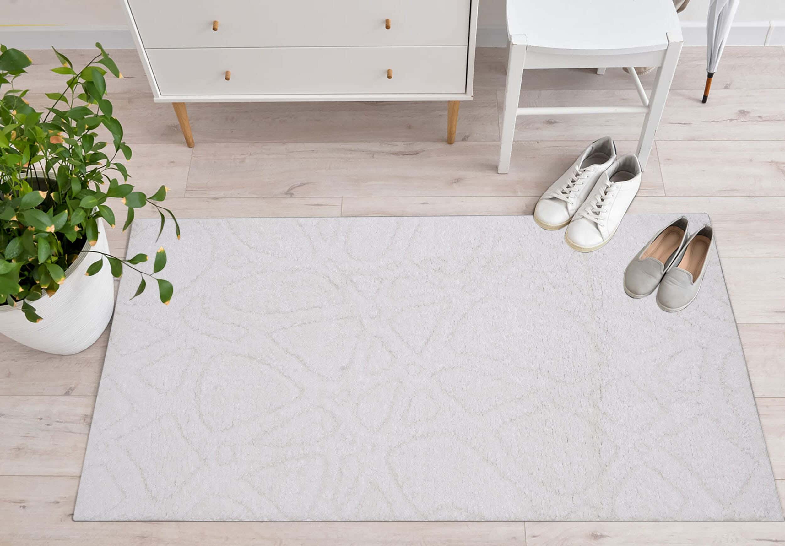 Oriental Weavers Alawy Polypropylene Rug, 150×80 cm - White