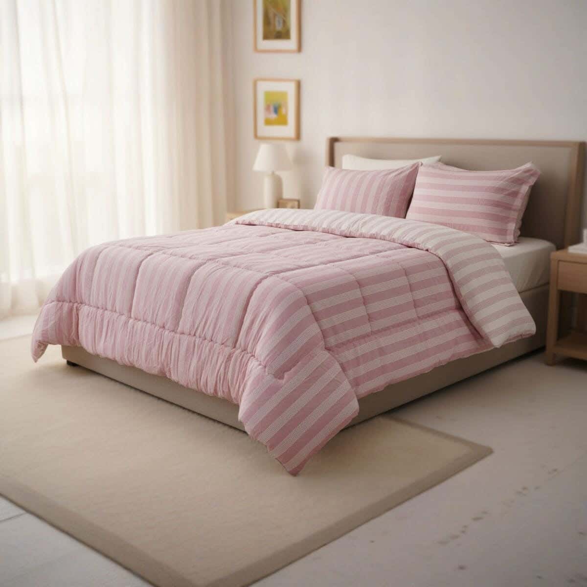 Kashmir Cotton Quilt set, 3 pieces, 240x240 cm, 4750 grams - Cashmere
