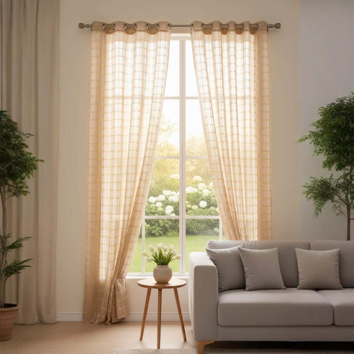 Chanelia Curtain With Rings, 135×250 Cm, Approximately 950 Grm - ( 1 piece )