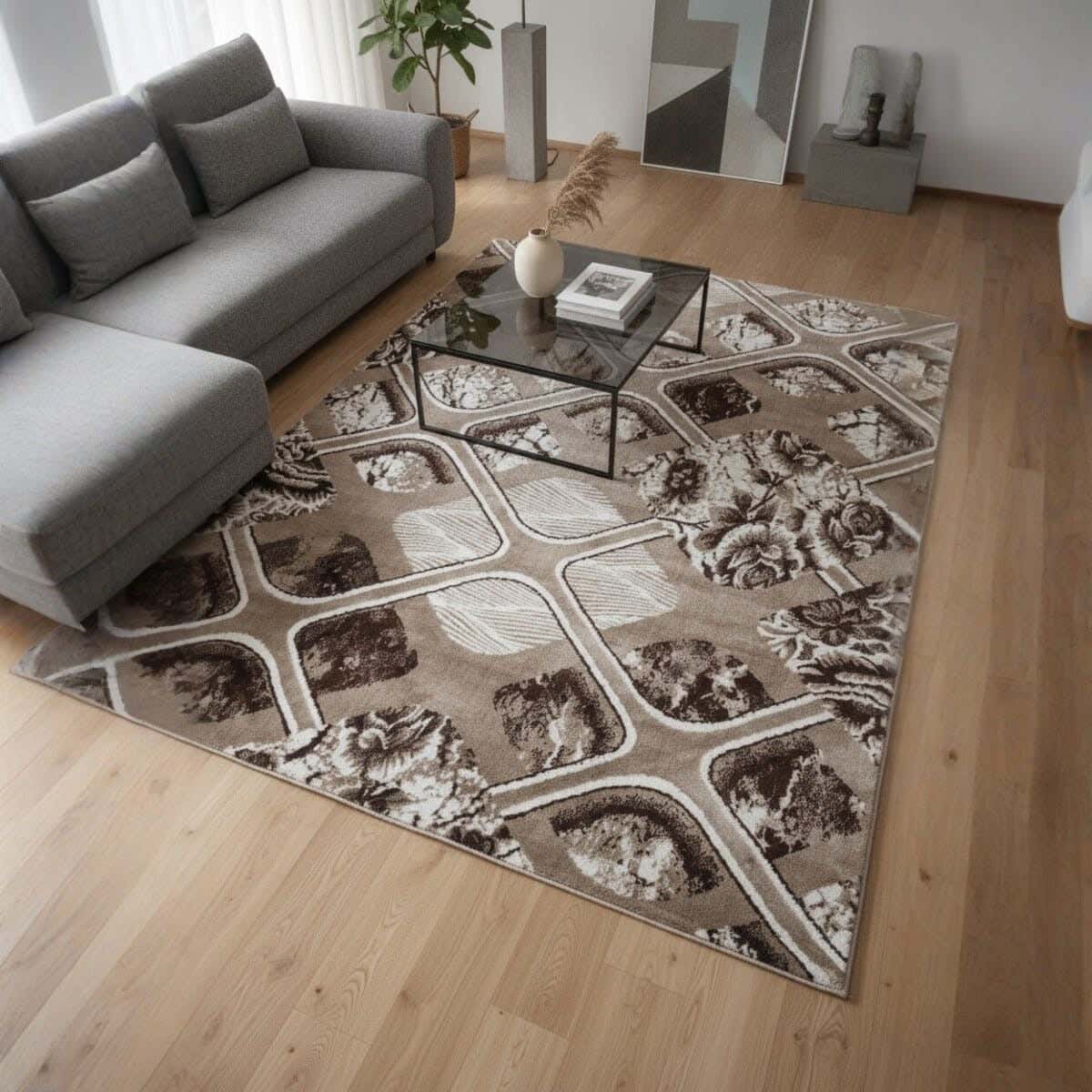 Al Nafees Velvet Carpet, 200×280 cm - Multicolor