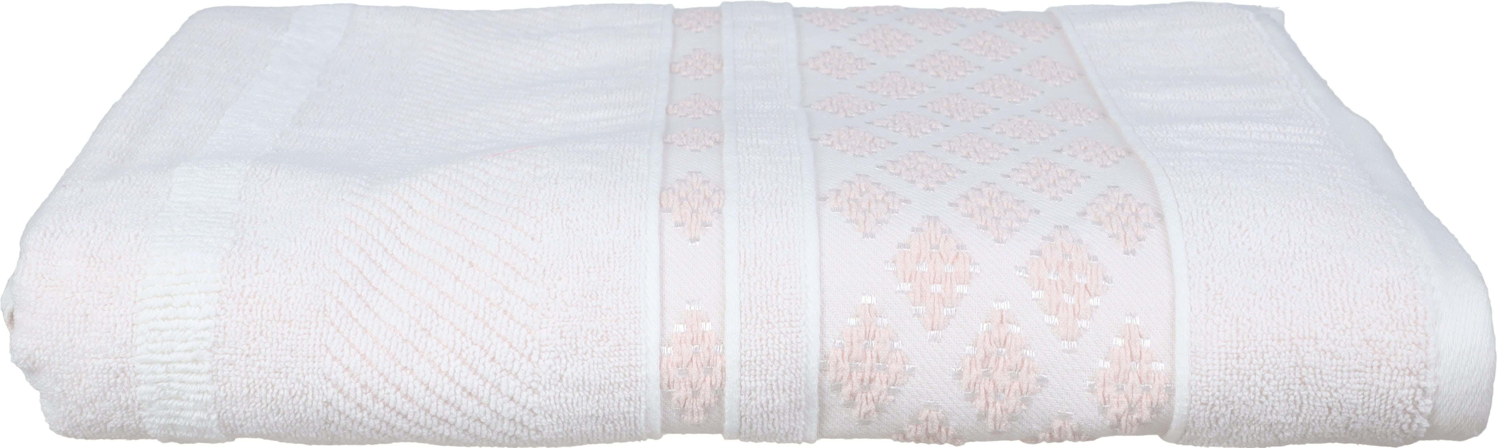 EL SROUGY Jacquard Cotton Towel, 100×170 cm, approximately 870 grm - Light Rose