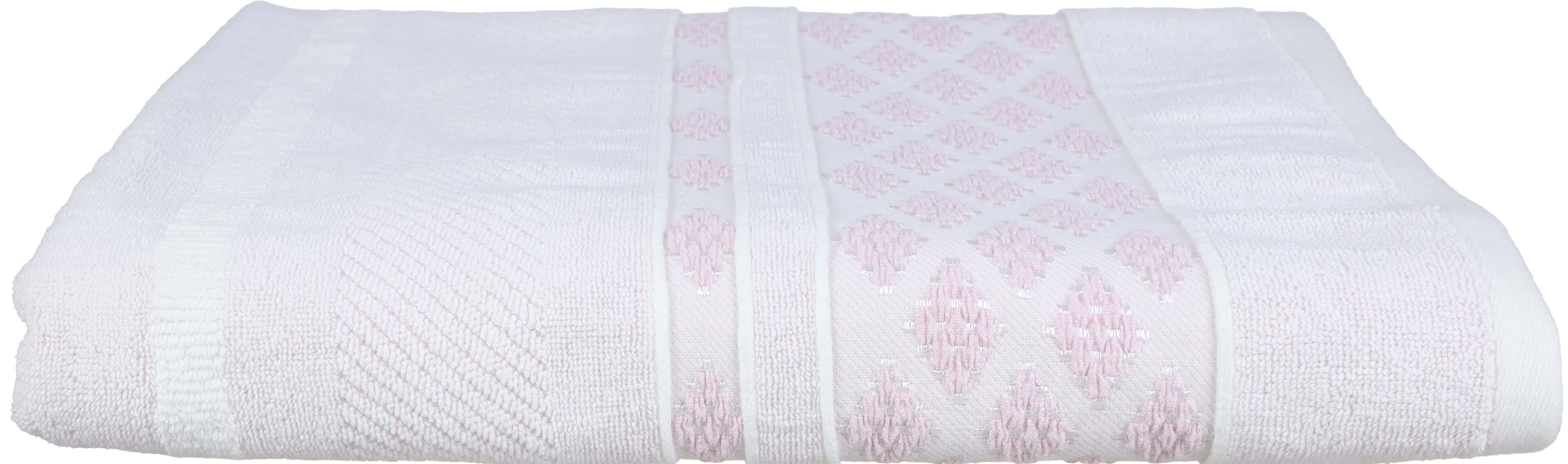 EL SROUGY Jacquard Cotton Towel, 100×170 cm, approximately 870 grm - Light Mauve