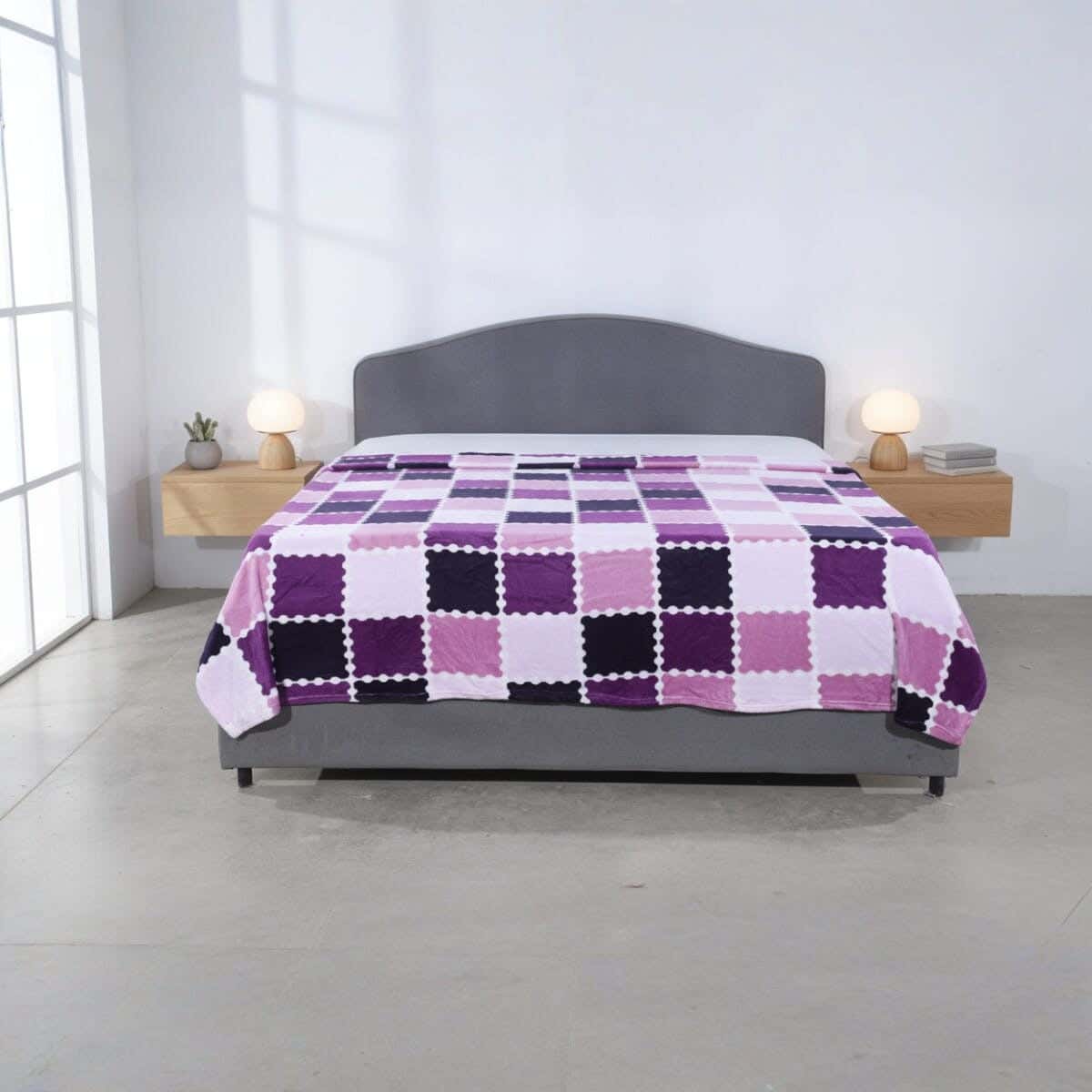 Nana Secret Velvet Bed Heater, 200×210 cm, 950 gm - Multicolor