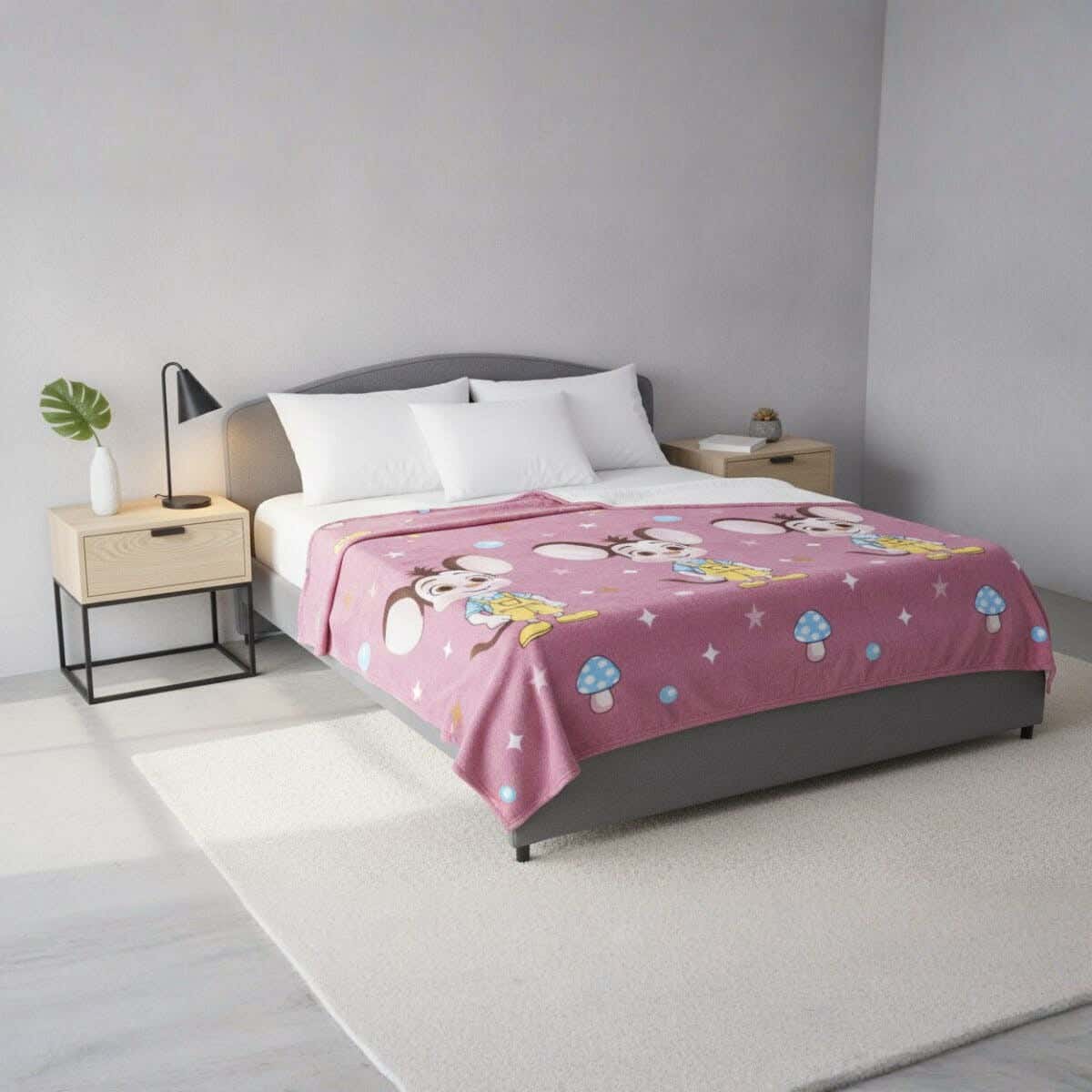 Dragon Velvet Bed Heater, 210×175 cm, 770 gm - Cashmere