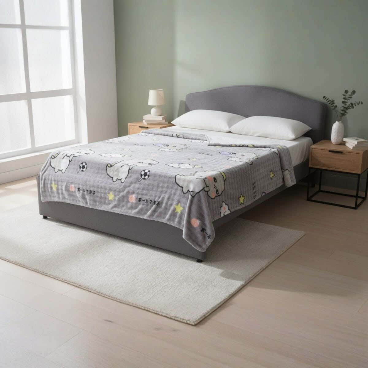Dragon Velvet Bed Heater, 220×175 cm, 1150 gm - Multicolor
