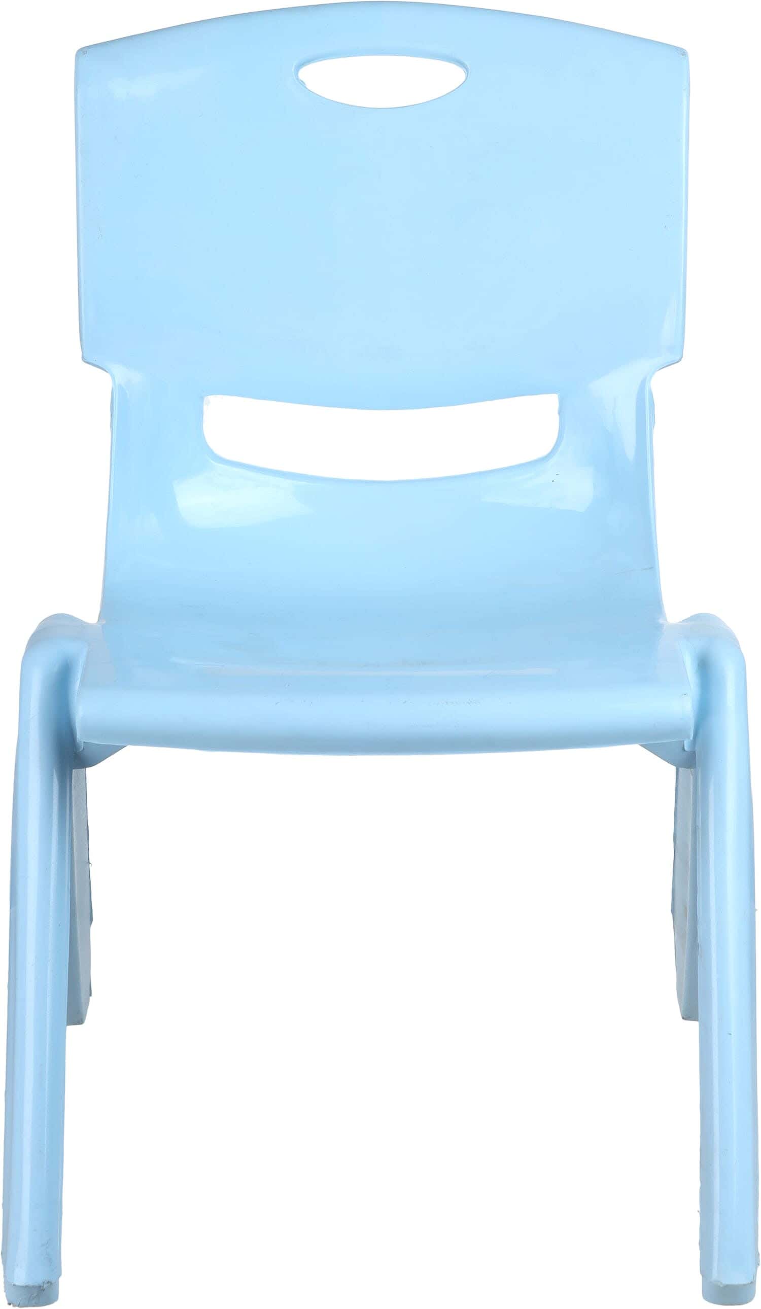 Plastic Baby Chair Without handle, 50×30×26 cm - Light Blue