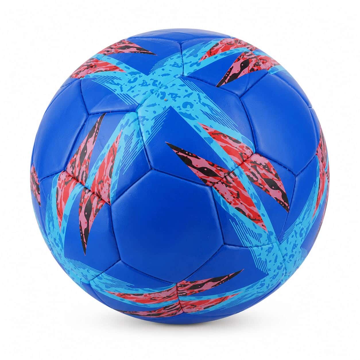 football Toy For Boys, Size 5 - Blue Red