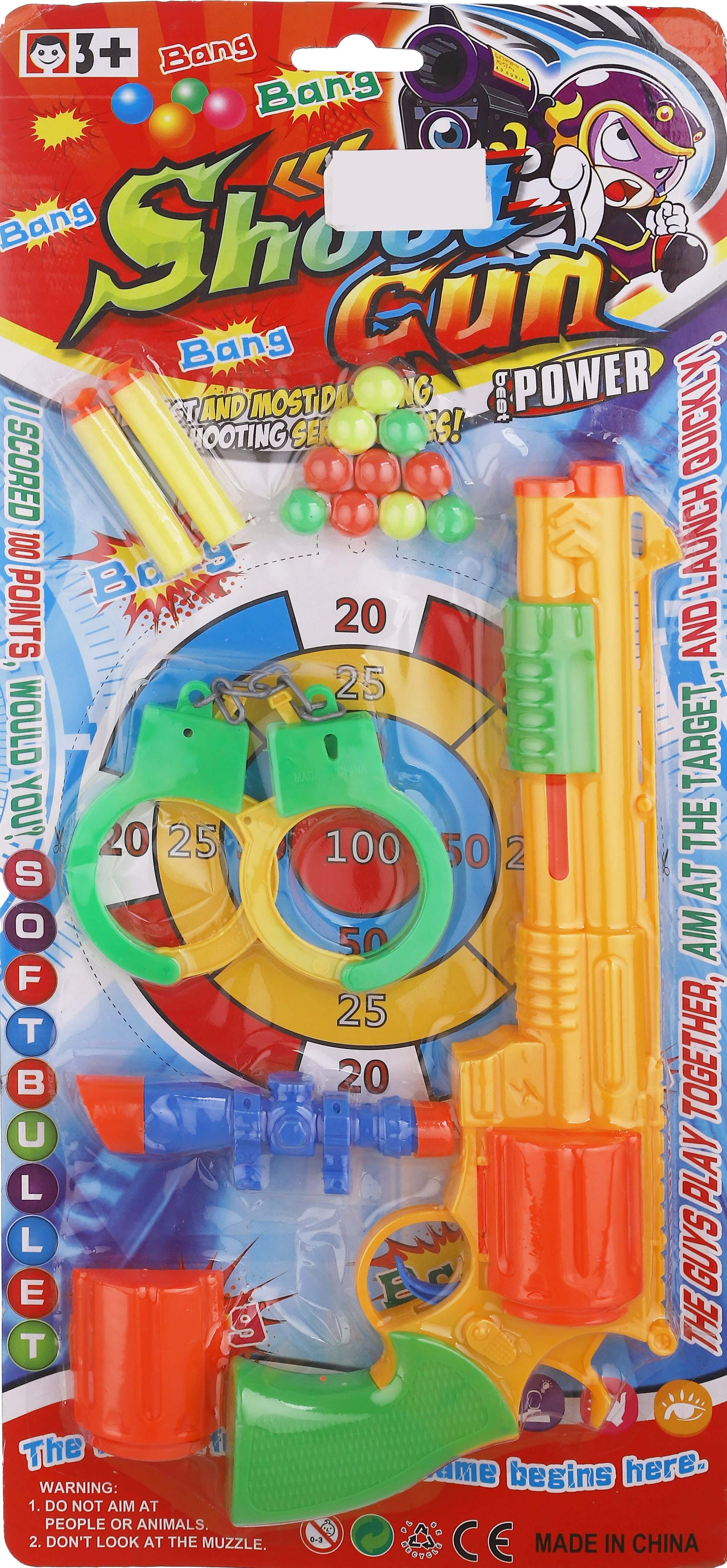Plastic Sight Set Toy for Boys, 16 Pieces - Multicolor