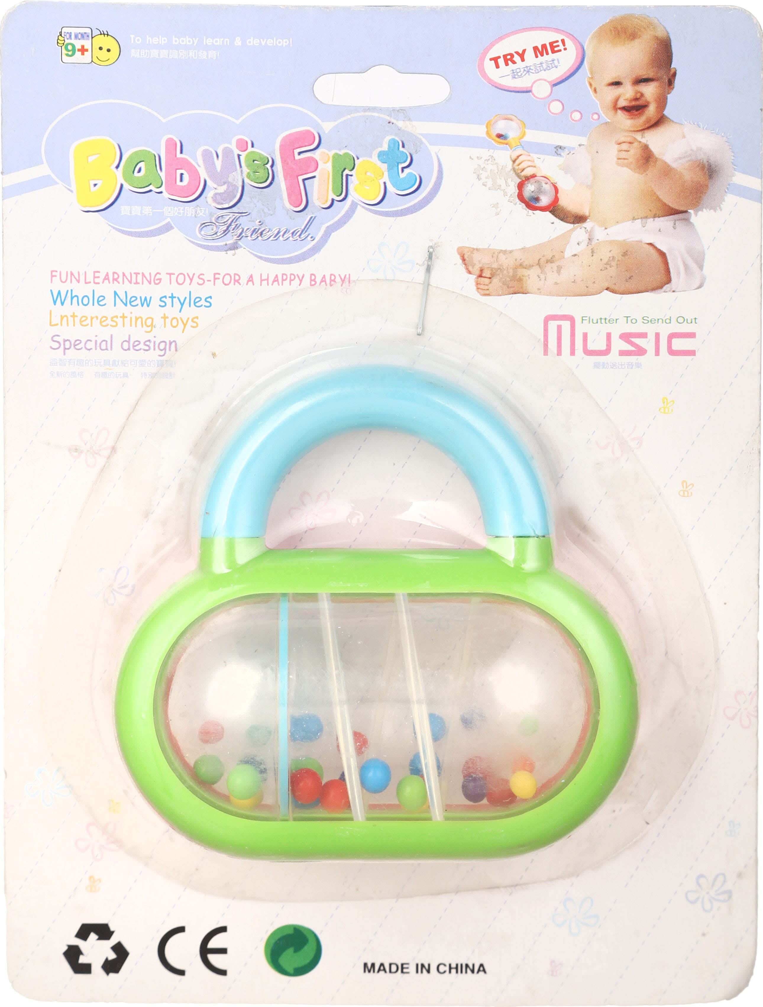 Plastic Rattles Sound Toy for Kids - Multicolor