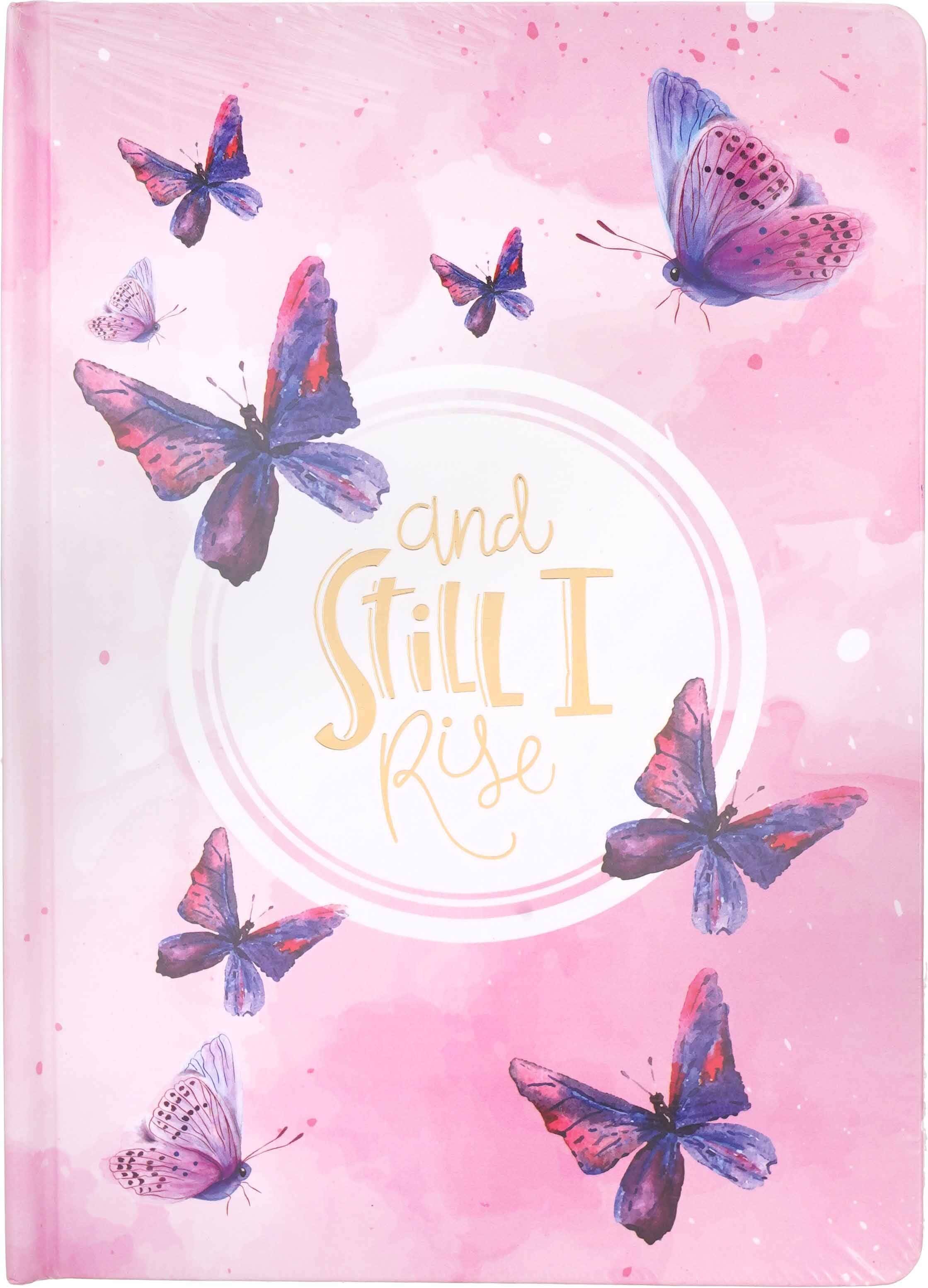 A5 Notebook with Elastic Band, 15x20 cm - Rose