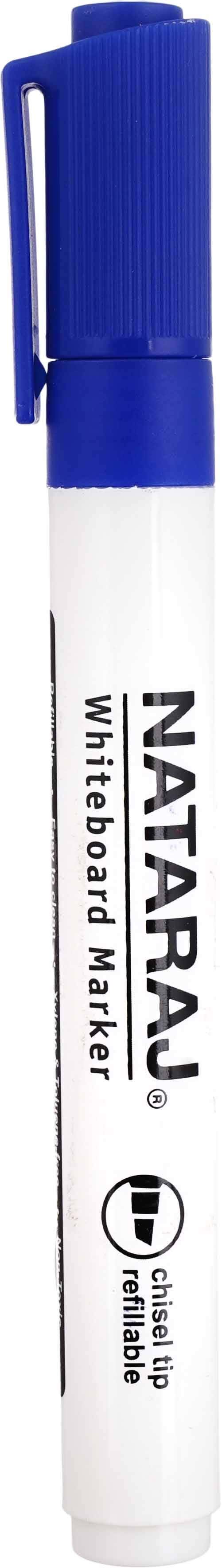 Nataraj WBMN322 Plastic Whiteboard Marker - Blue