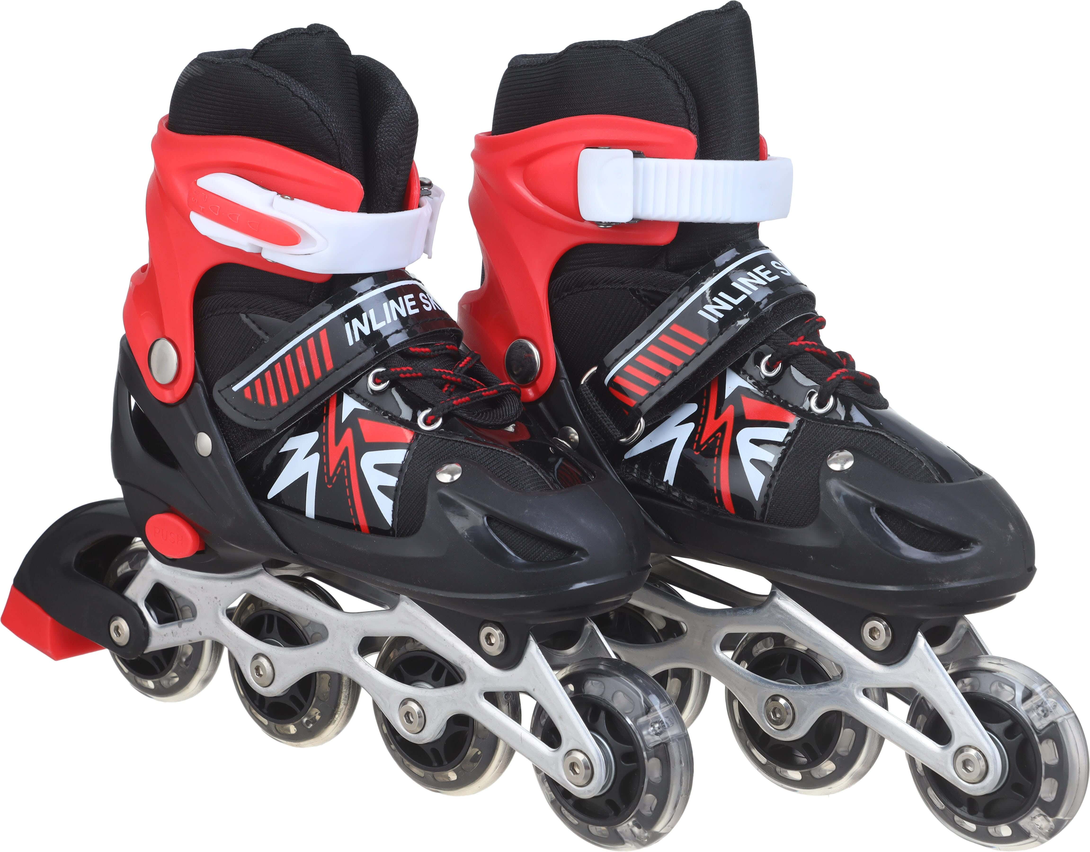 Sheos Skate with For Boys, 4 Light-Up Plastic Wheels, Size M