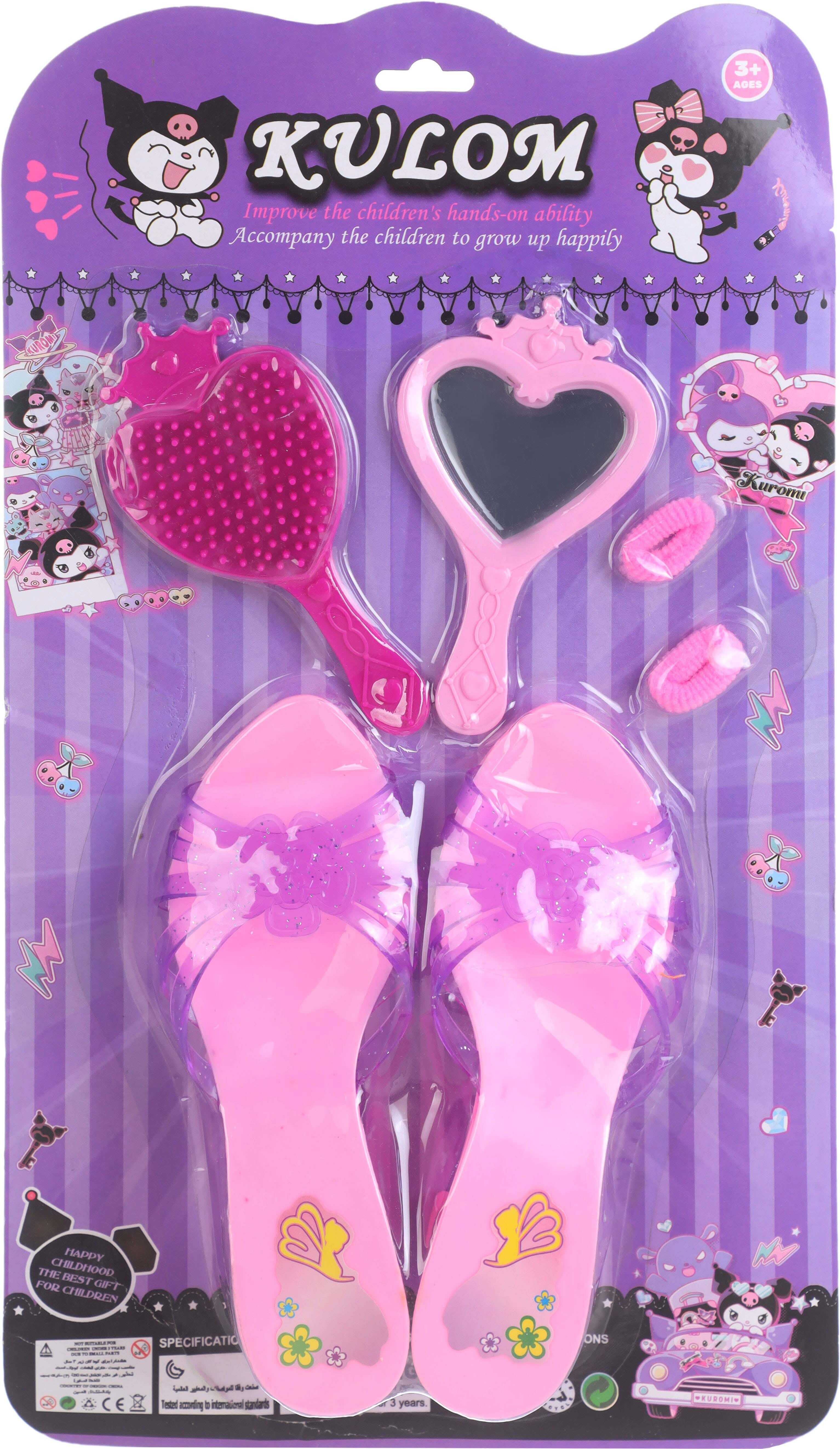 Accessory Set Toy for Girls, 5 Pieces - Pink Mauve