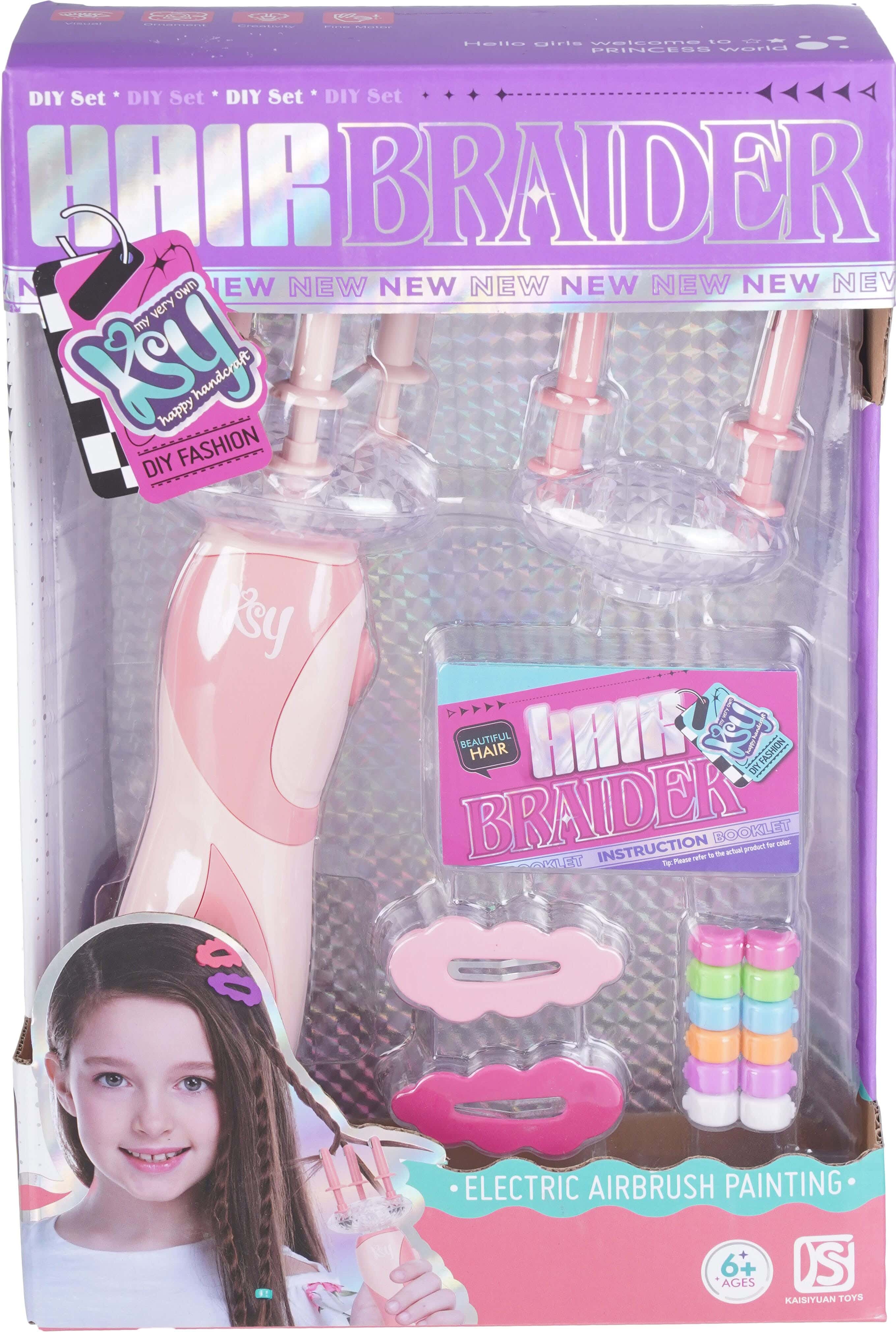 Plastic Makeup And Grooming Set For Girls - Multicolor
