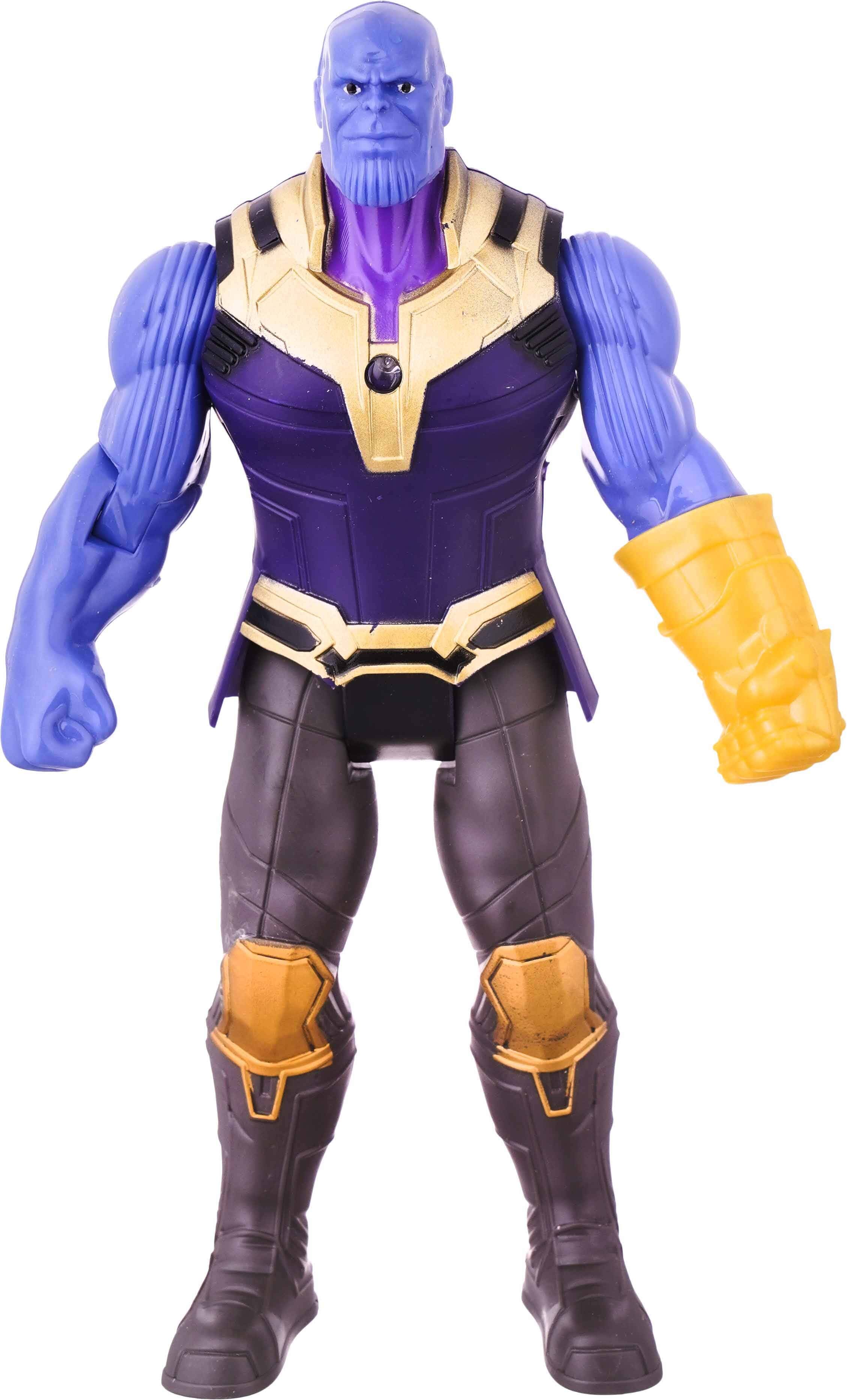 Plastic Avengers Action Figure Toy with Sound and Light - Multicolor