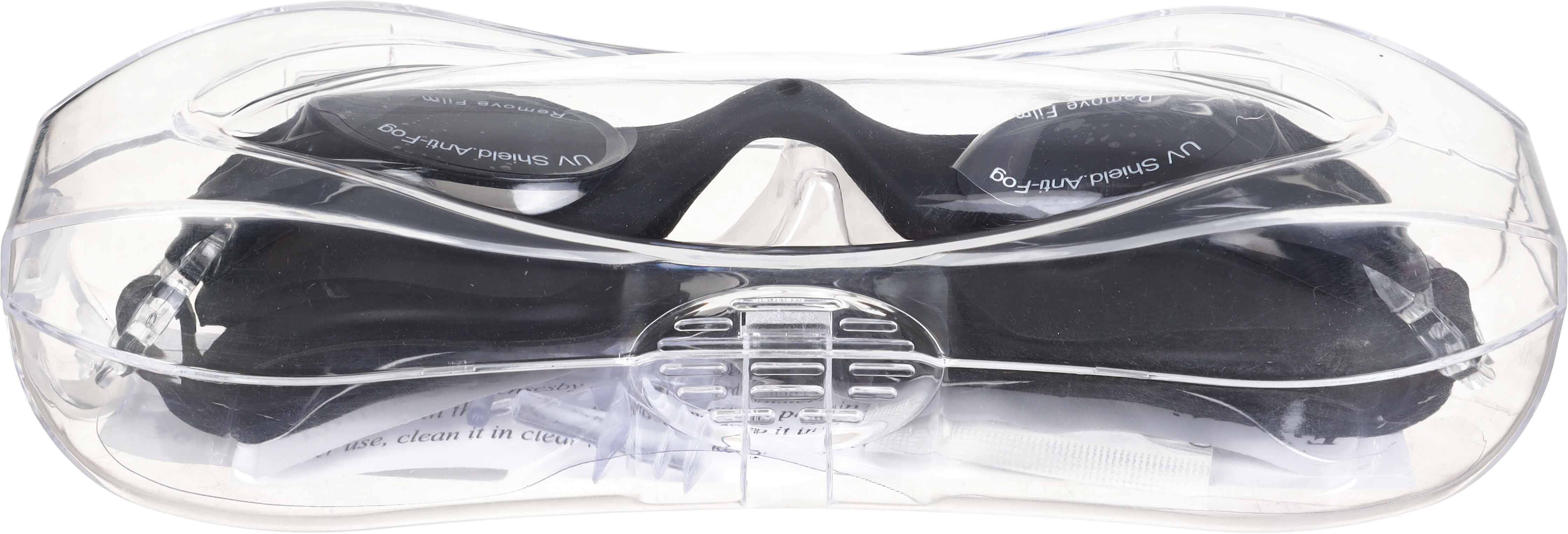 Silicone Swimming Goggles - Black