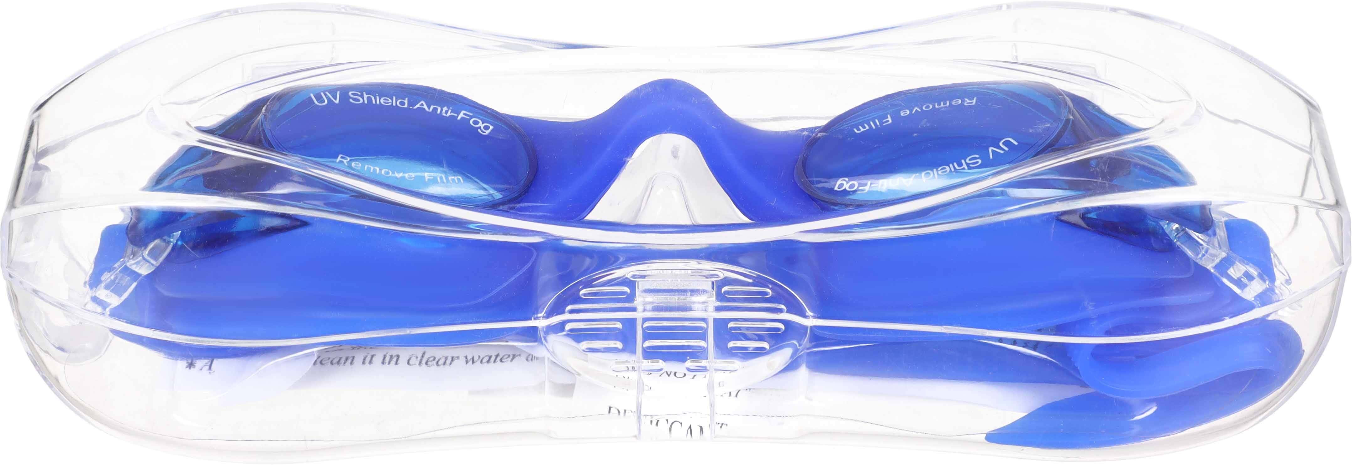 Silicone Swimming Goggles - Blue