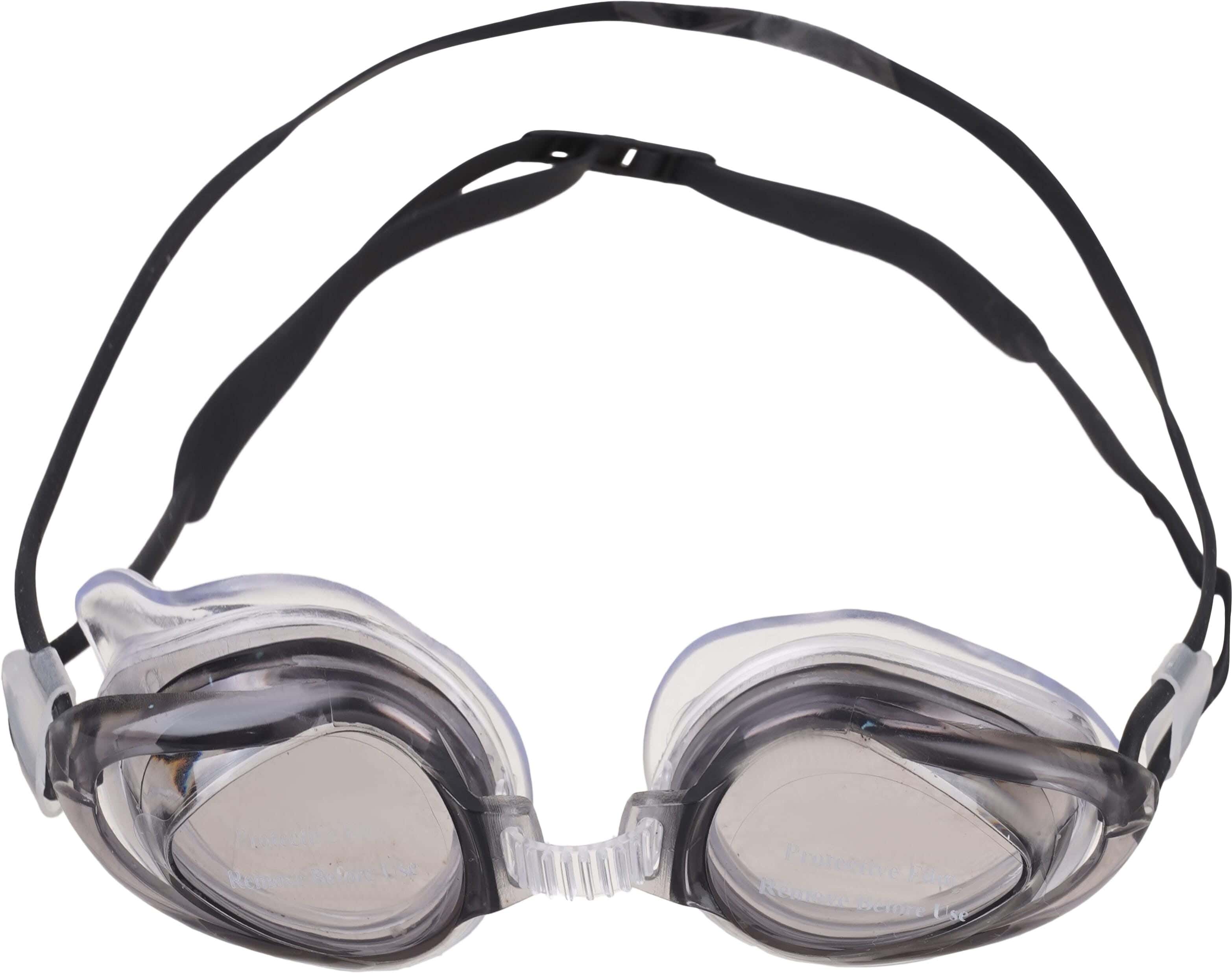 Plastic Swimming Goggles For Kids, with case - Black