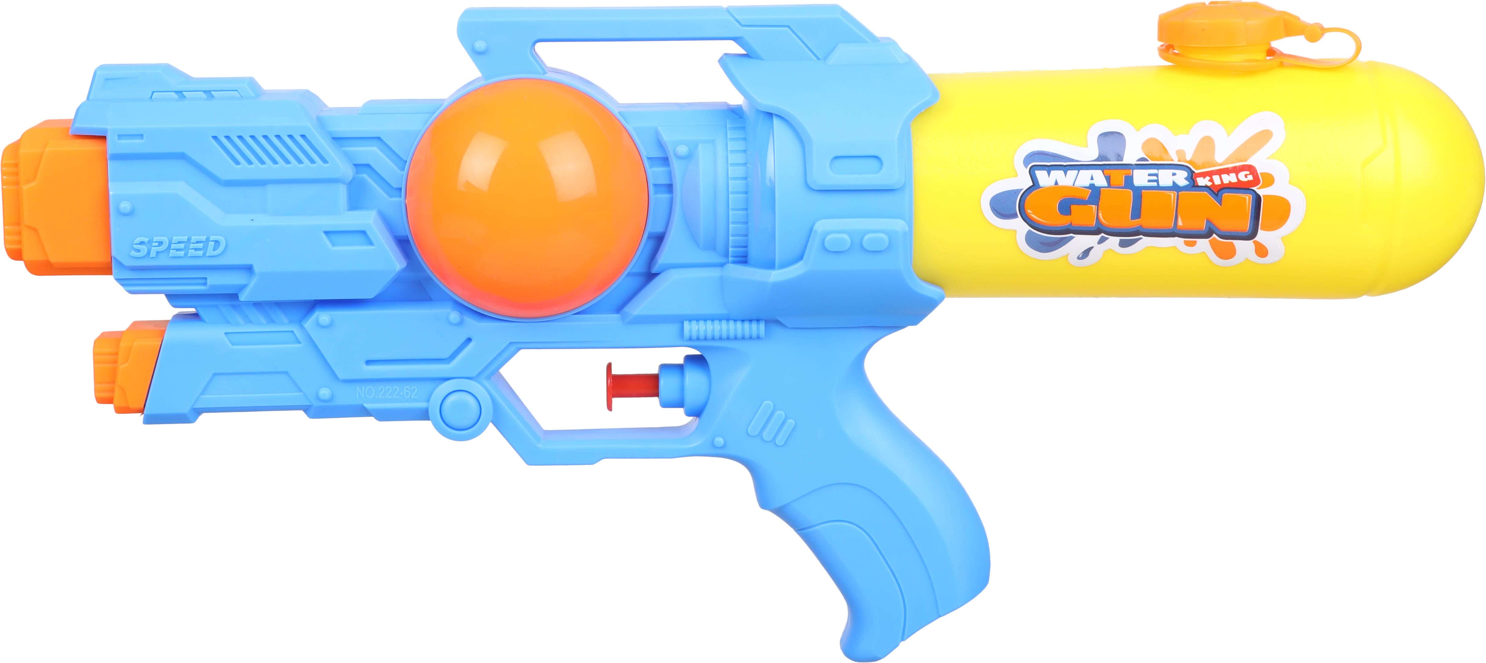 Plastic Water Gun Toy for Kids, 34 cm - Multicolor