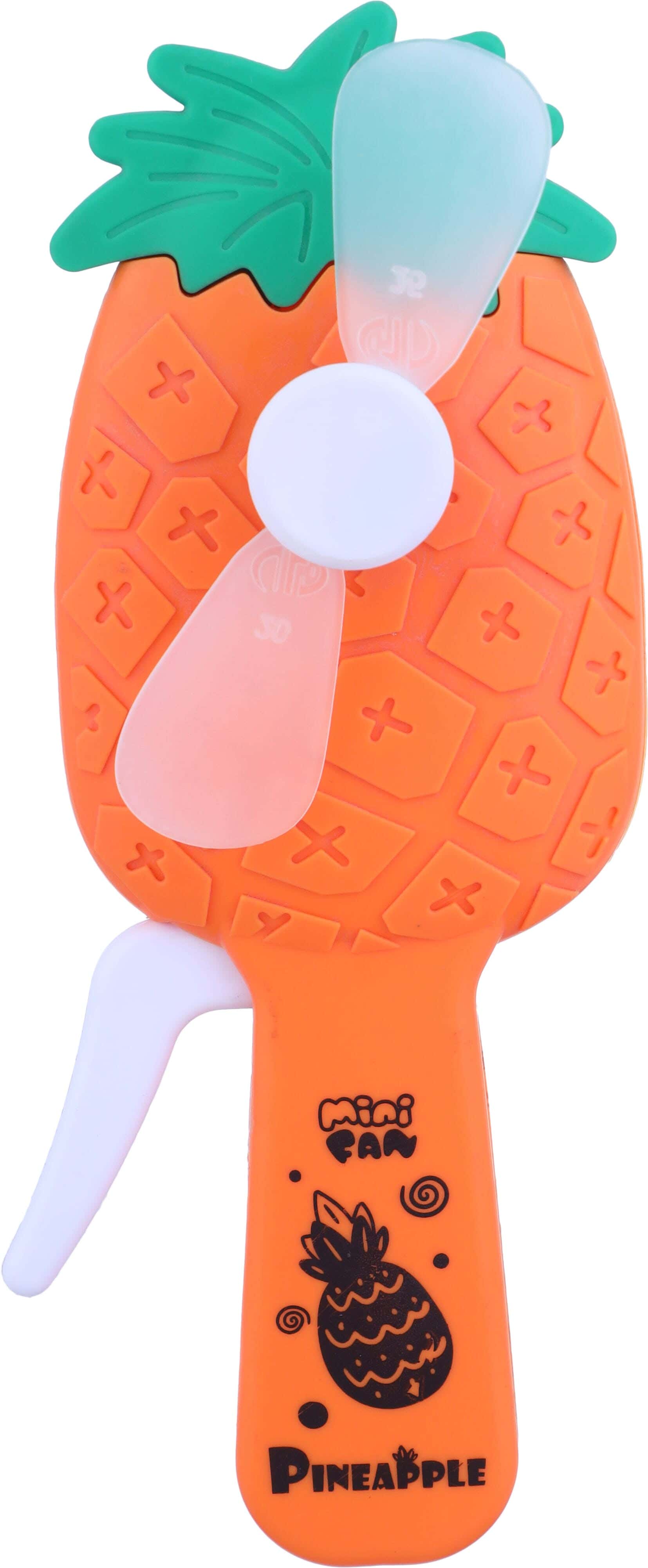 Plastic Fan Toy, 15 cm - Orange