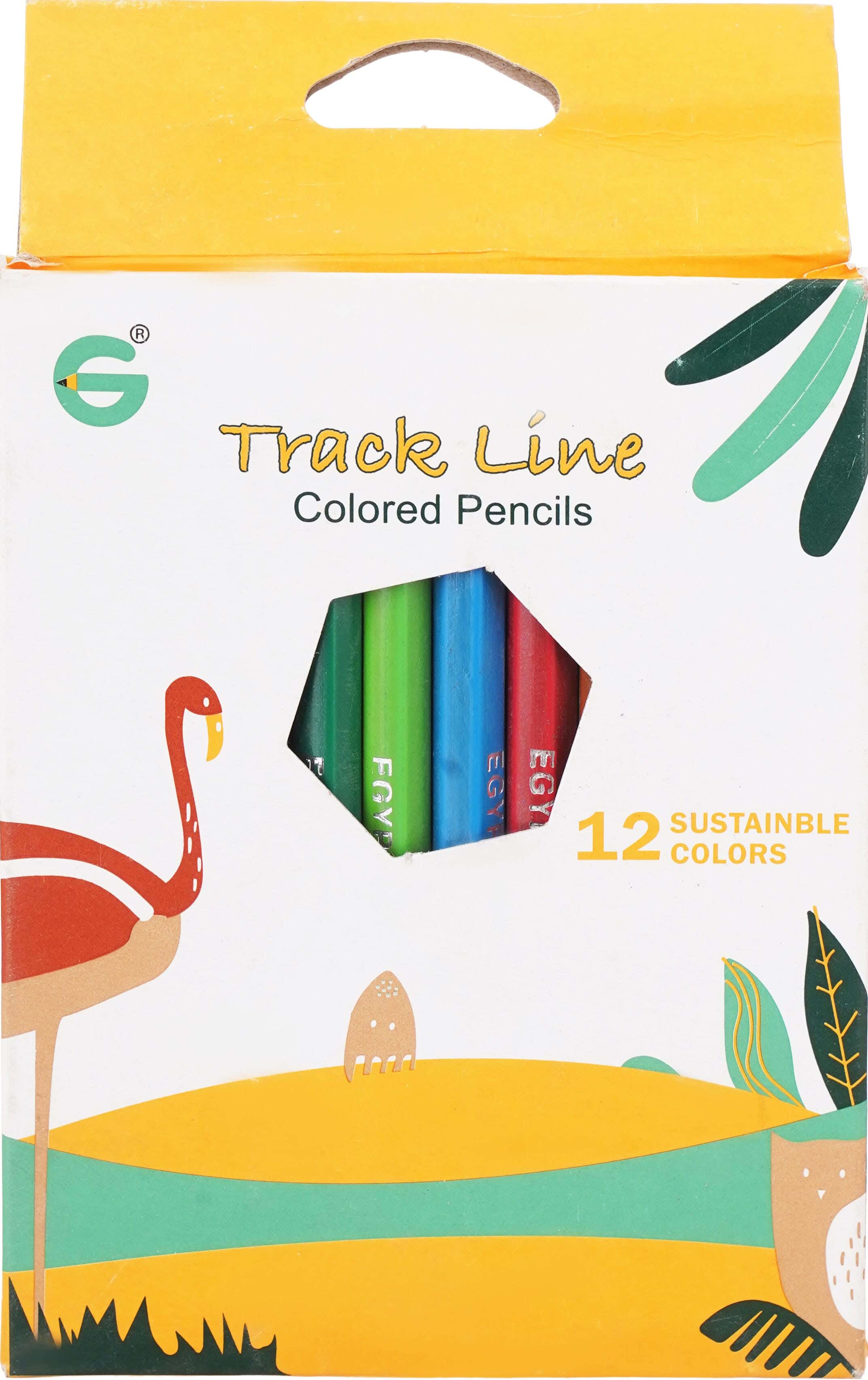 Gelcy Wooden Color set, 12 pencils - multicolor