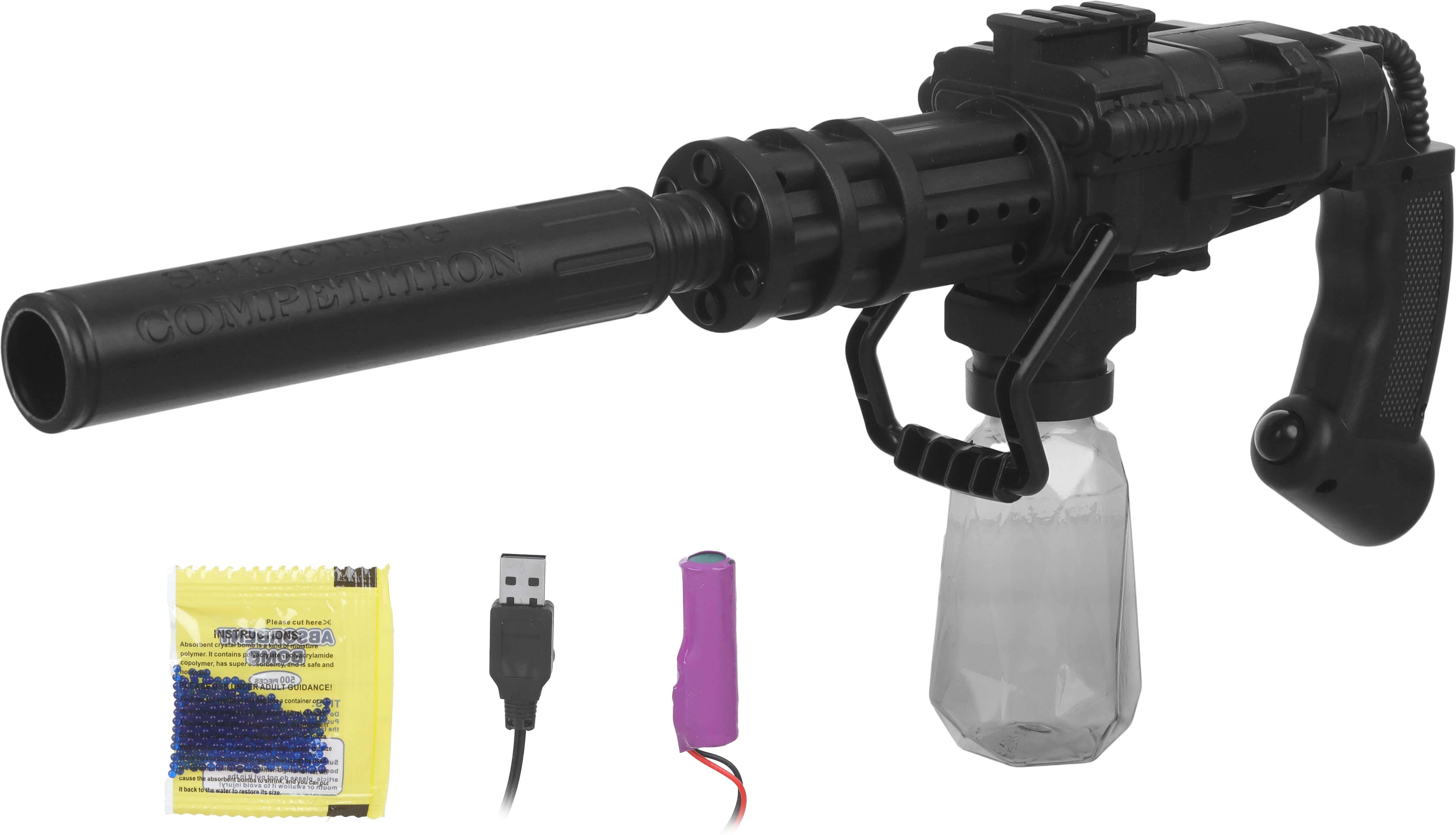 Plastic Camouflage toy gun, water gel pellets - Black