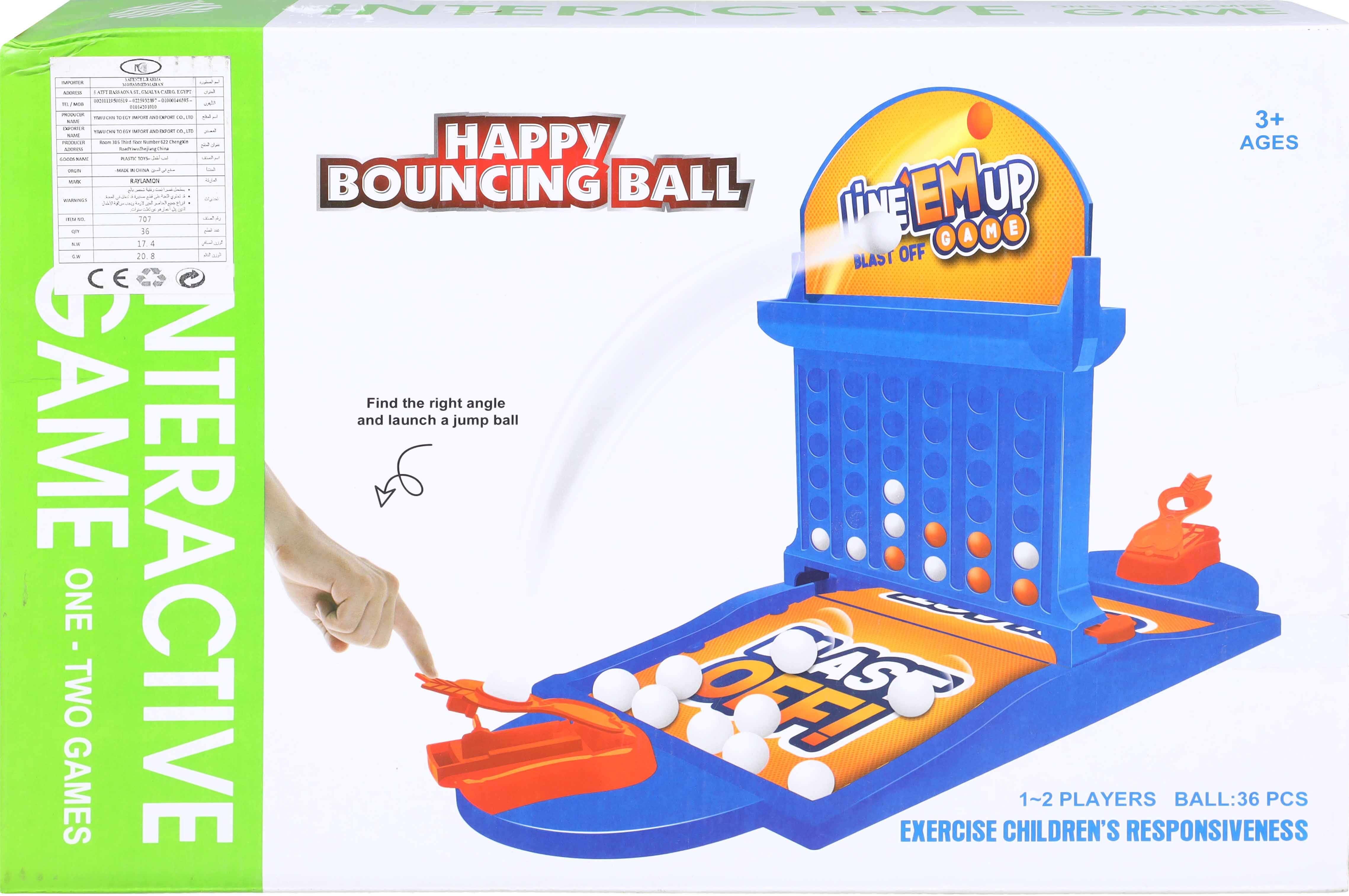 Plastic Connect Four Launcher Toy - Blue