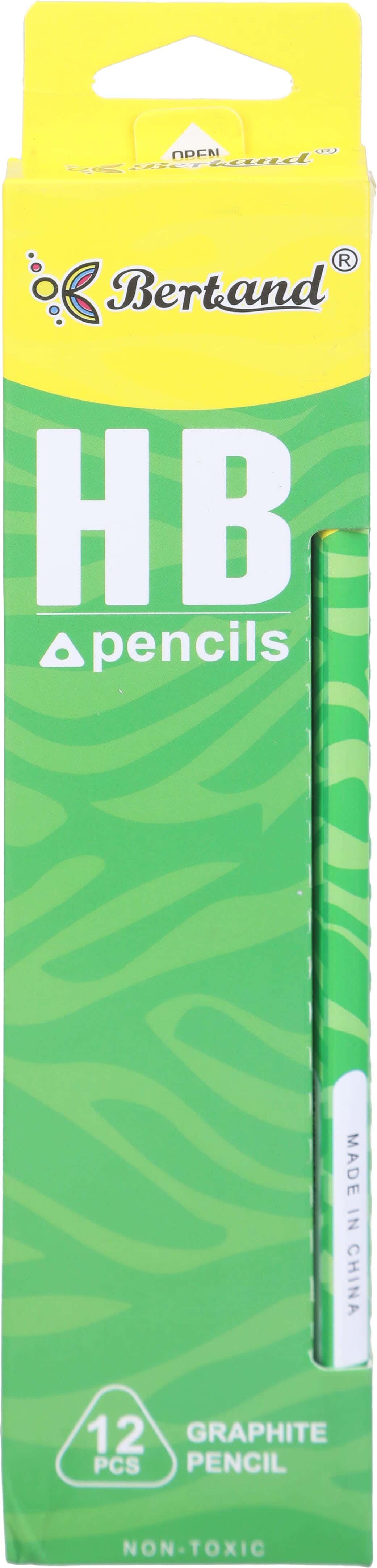 Bertand pencil set, 12 pencils - Green