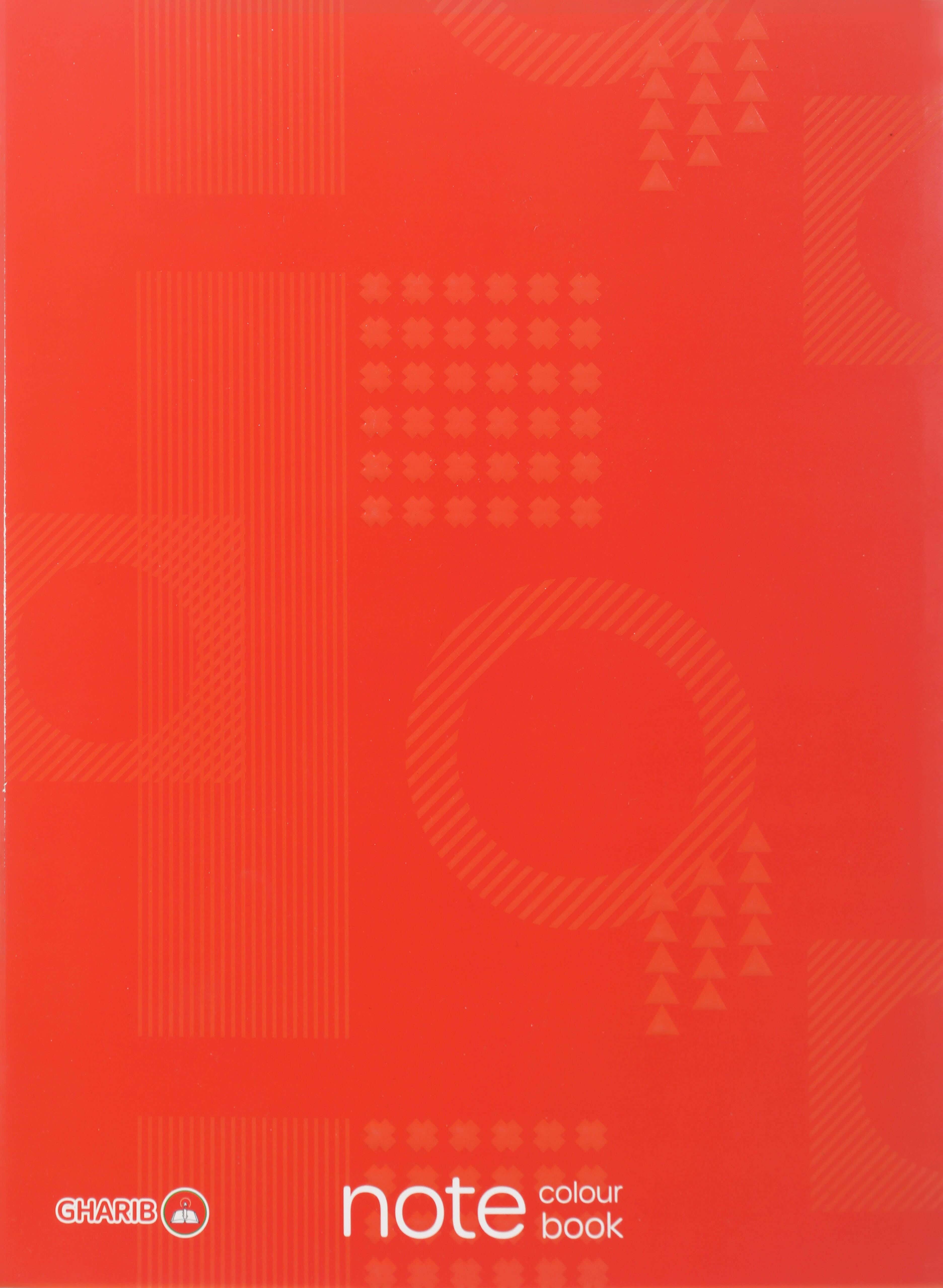 Lined notebook, 60 sheets, A4 - Red