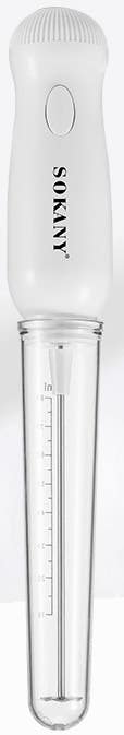Sokany SK-1730 Nescafe Electric Hand Mixer, 25 Watt - White