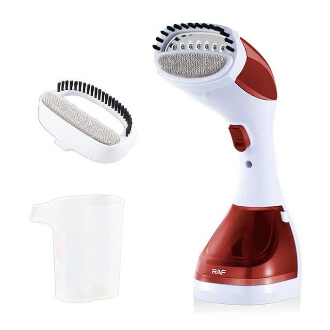 Rav Steam Iron, 1100 Watt, 200 ml - White Red