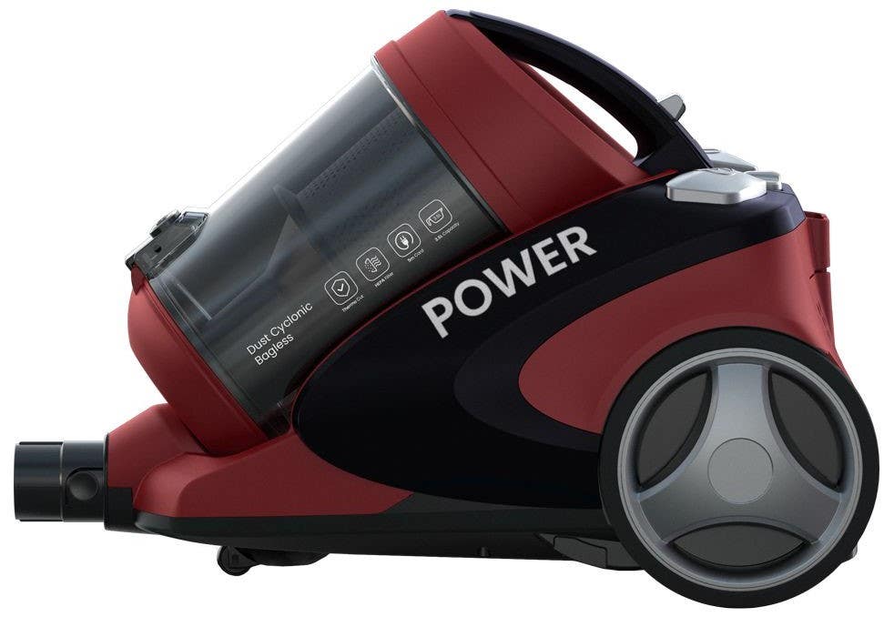 Fresh Power Vacuum Cleaner, 2000 Watt, 3.5 Liters - Red Black