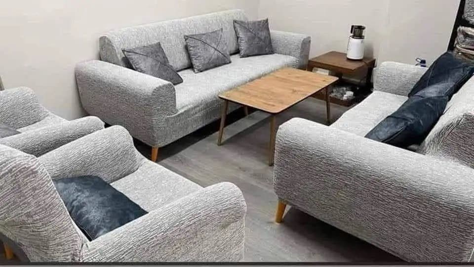Sofa Cover, 4 Pieces - Pajero Gray