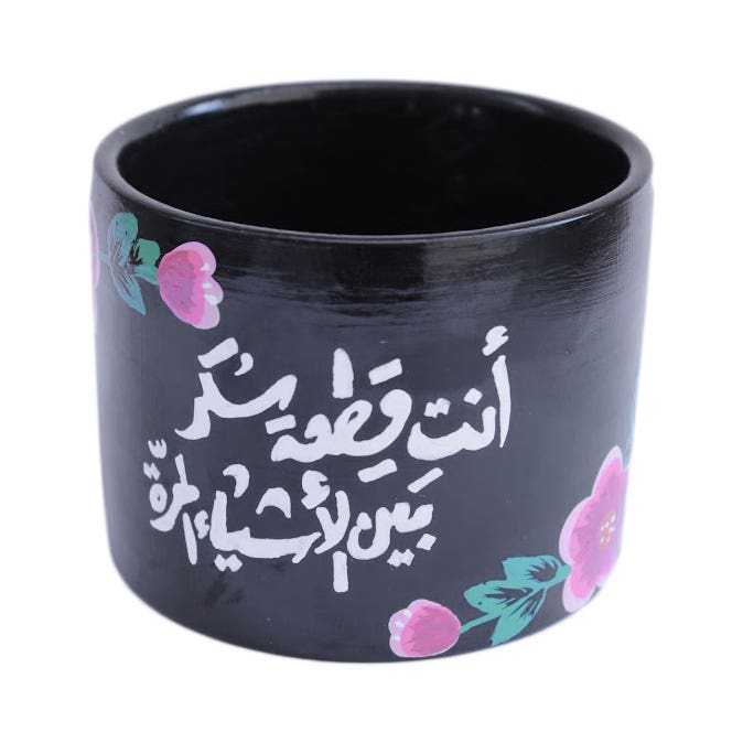 Pottery Plant Pot, One Piece, 10×10 cm - Multicolor