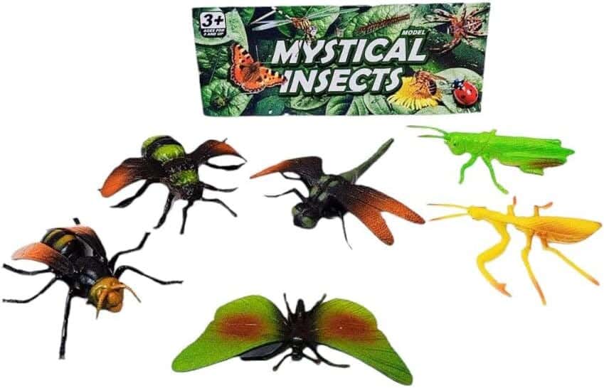 Alsafwa W42-63 Insect Figures, 6 Pieces - Multicolor