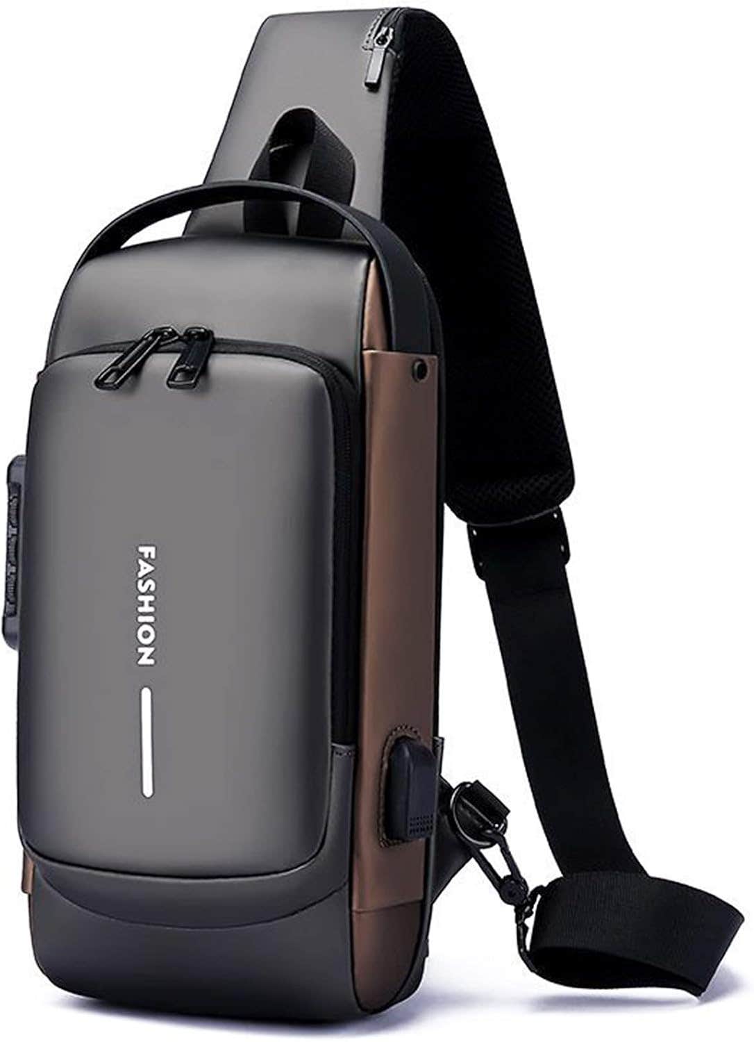 Hoxsury Anti - Theft Sling Backpack, One Size - Dark Grey