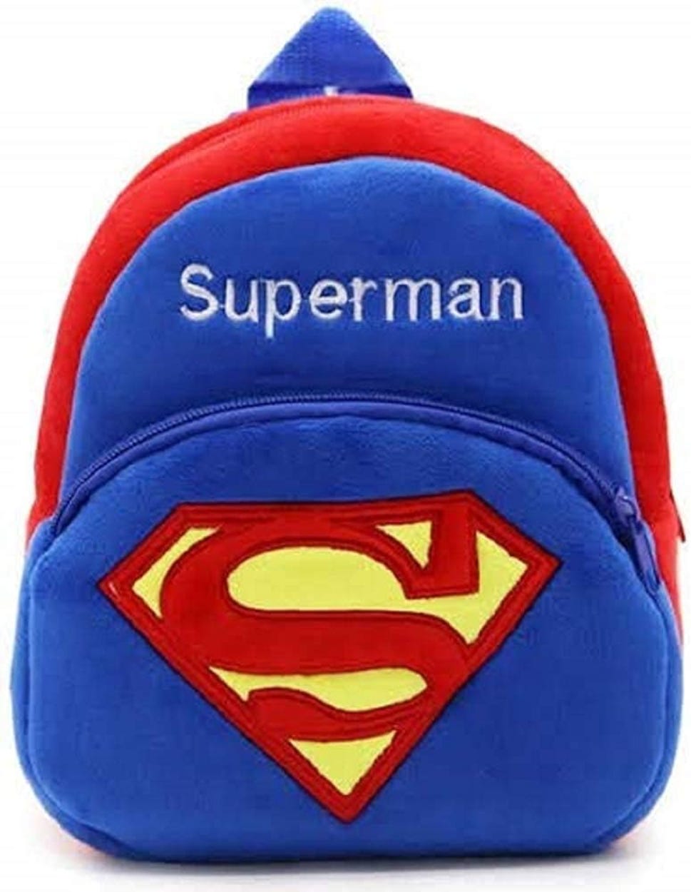 Blue Tree Preschool Soft Plush Cartoon Backpack for Kids - Blue