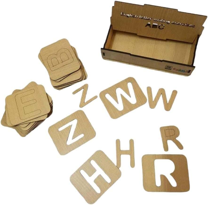 Alsafwa R23-3-5 Small English Letters - Brown