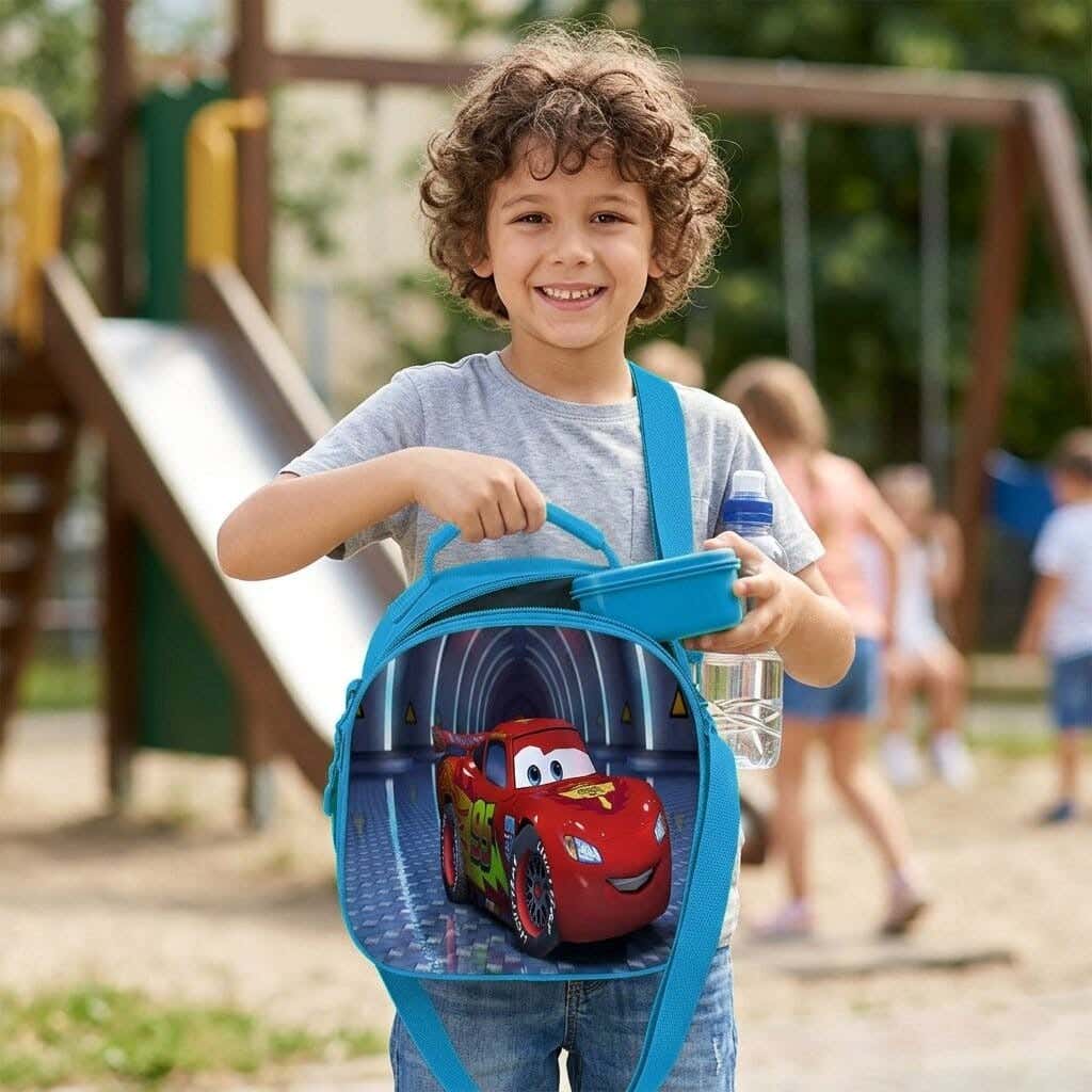 Insulated lunch bag for children, 3 liters, 24×10×24 cm, waterproof - multicolor