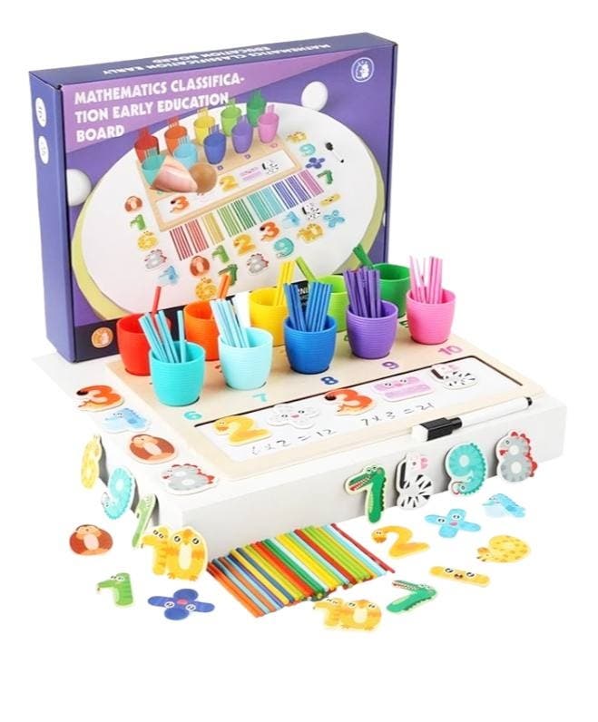 Alsafwa W21-44 Arithmetic Classification Board Toy for Unisex Children - Multicolor