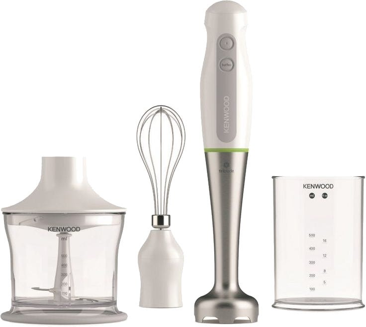 Kenwood HDP109WG Hand Blender, 600 Watt - White Green