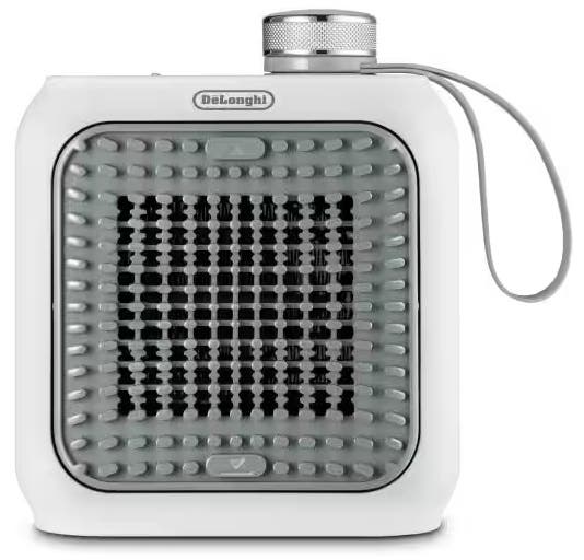 Delonghi HFX10B03.GR Electric Fan Heater, 360 Watt - Green