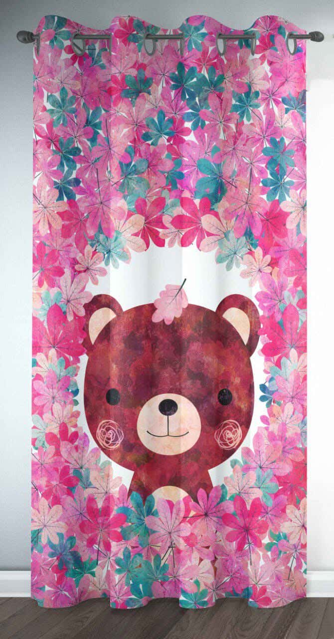 Decorative Velvet Curtain, 145 X 260 Cm - Multicolor