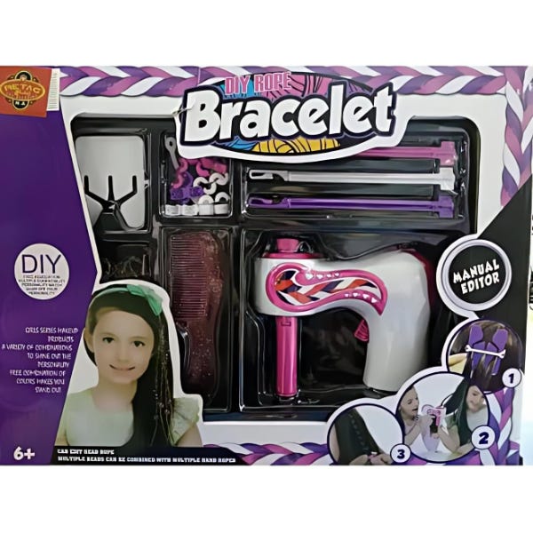Automatic Hair Braider Toy, Multicolor