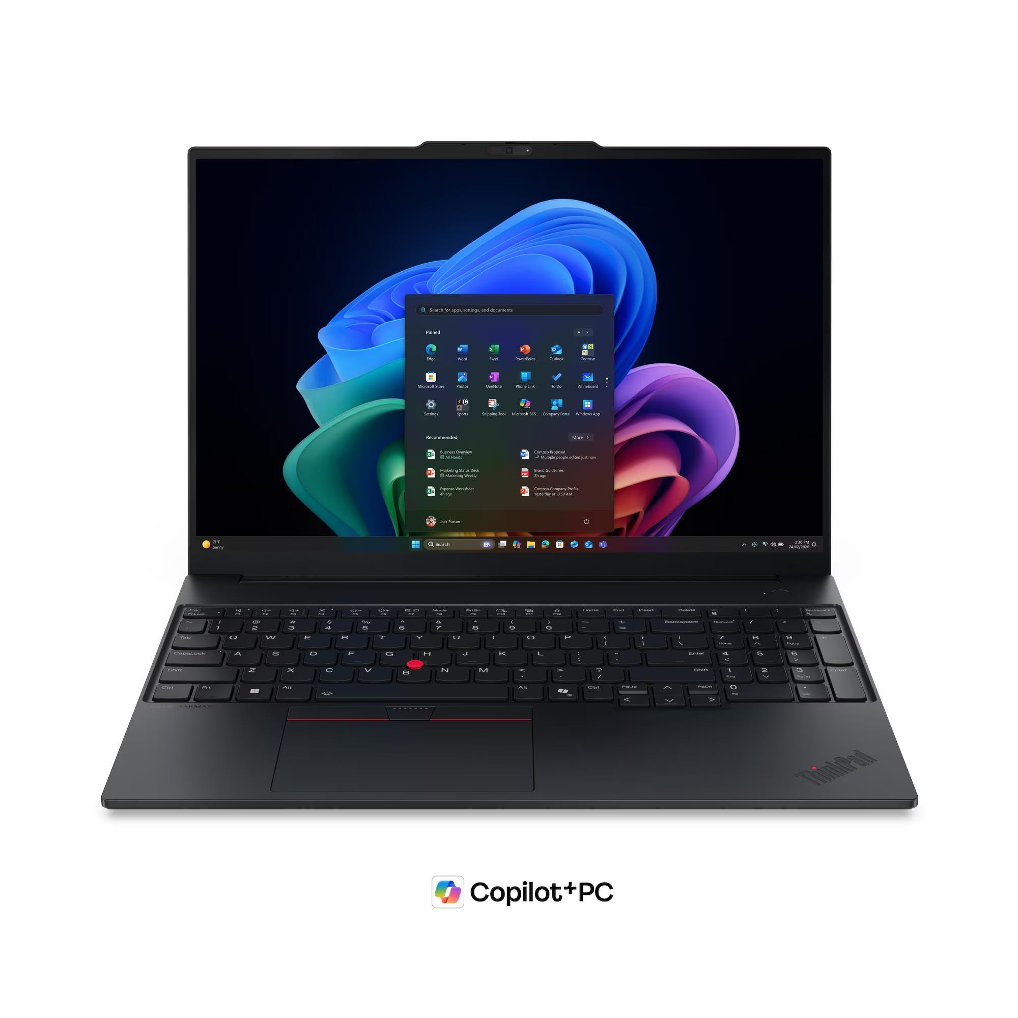 Lenovo ThinkPad E16 Gen 4 Business Laptop Intel Core Ultra 7 355 512GB SSD 16GB Ram Intel Graphics 16" Inch WUXGA - Black