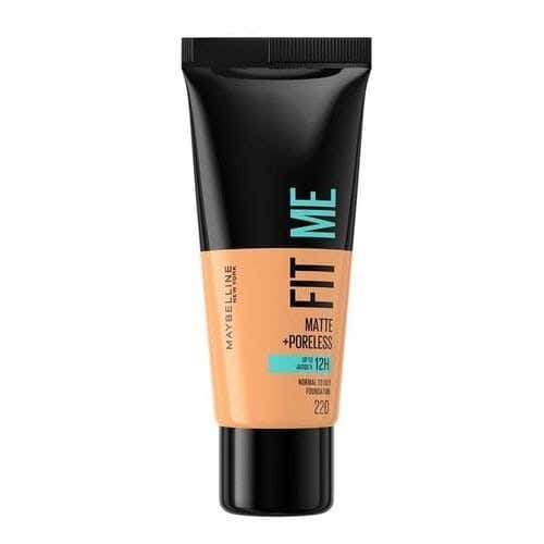 Maybelline New York Fit Me Matte & Poreless Foundation 220 Natural Beige, For Women