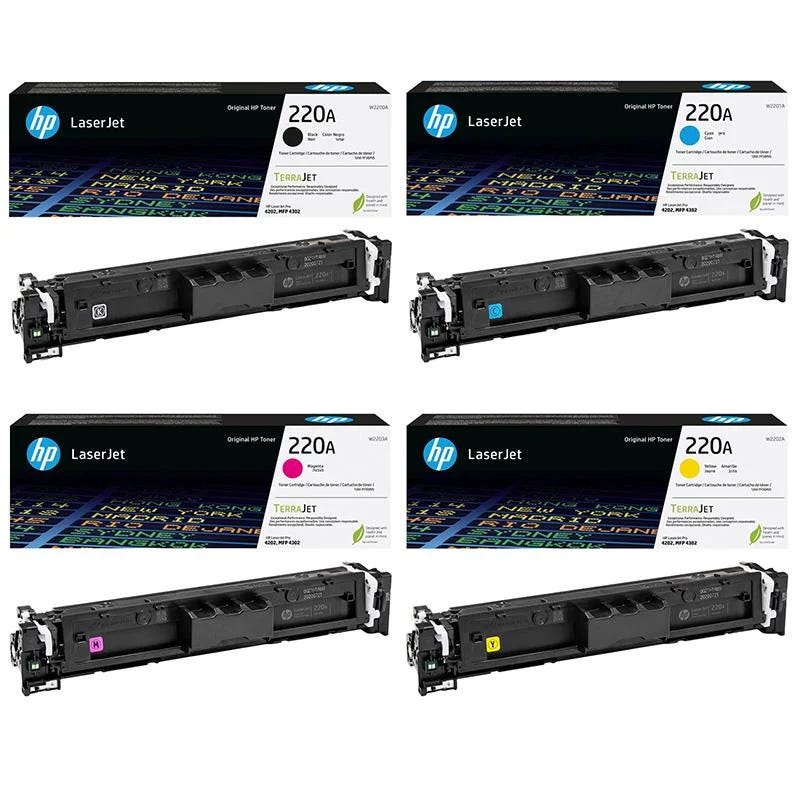 HP LaserJet Toner Cartridge, 220A, Multi-Color Kit - CF220A