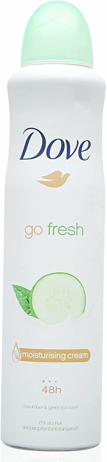 Dove Deodorant Antiperspirant Spray with Cucumber and Green Tea Scent - 250 ml