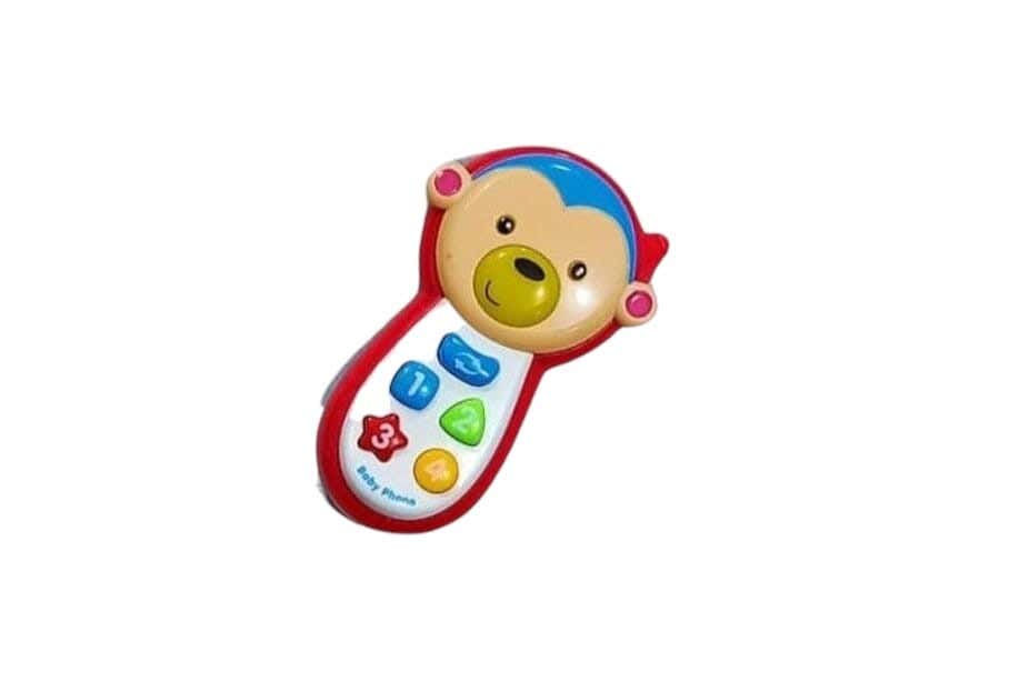Alsafwa W25-111-2 Musical Phone Toy - Red