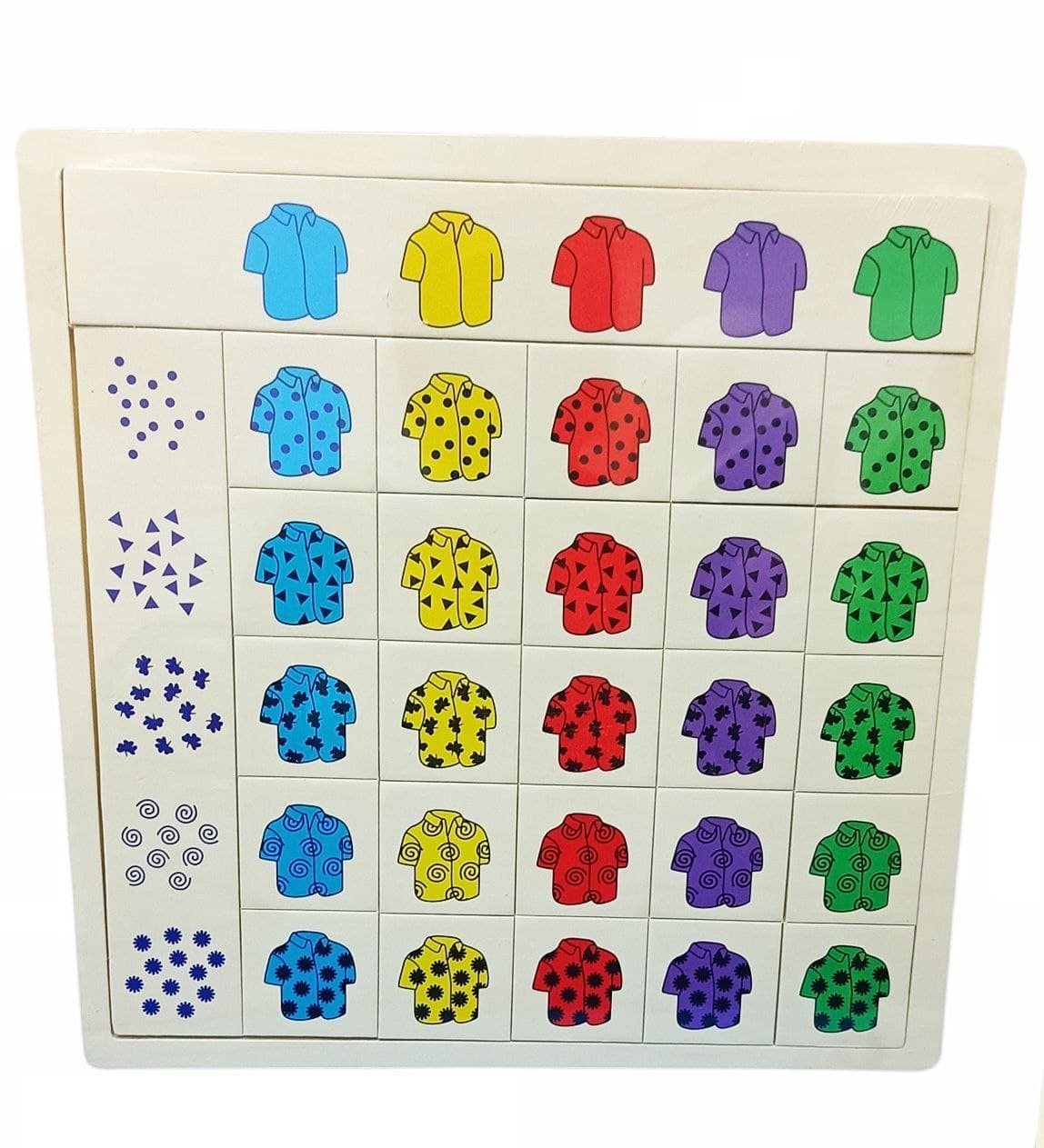 Alsafwa W22-33-2 Pattern Puzzle for Unisex Children - Multicolor
